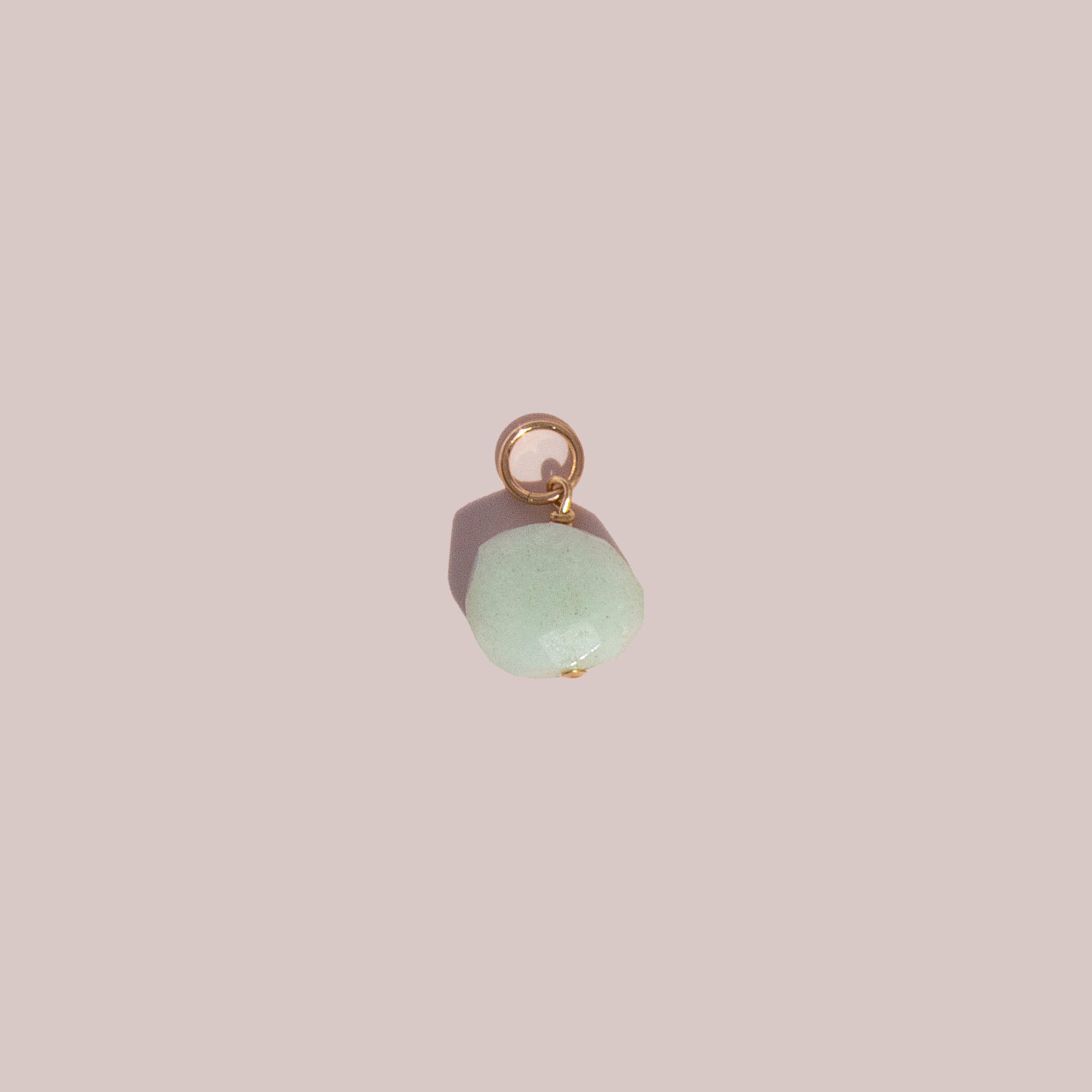Freeform Mint Aventurine Charm