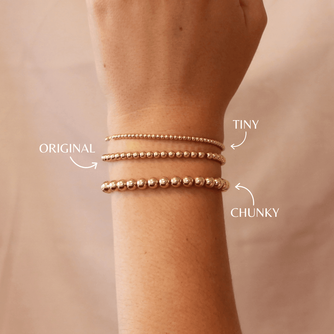 Beaded Stretch Bracelet Trio - Nolia Jewelry - Meaningful + Sustainably Handcrafted Jewelry