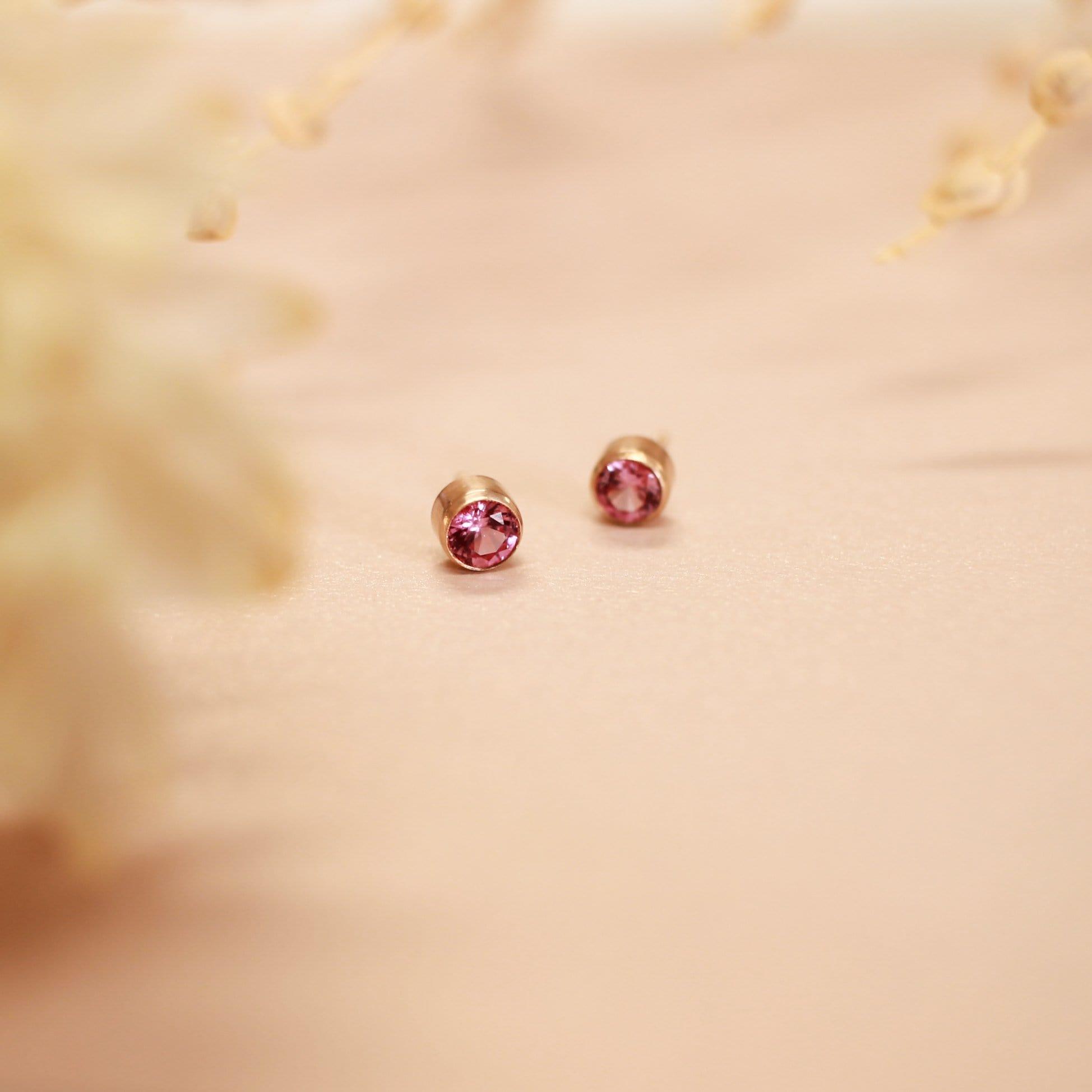 Birthstone Stud Earrings - Nolia Jewelry - Meaningful + Sustainably Handcrafted Jewelry