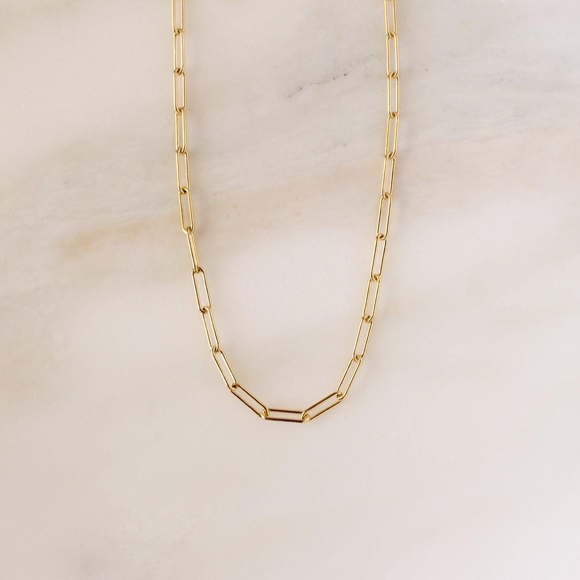 Bold Paperclip Chain Necklace - Nolia Jewelry - Meaningful + Sustainably Handcrafted Jewelry