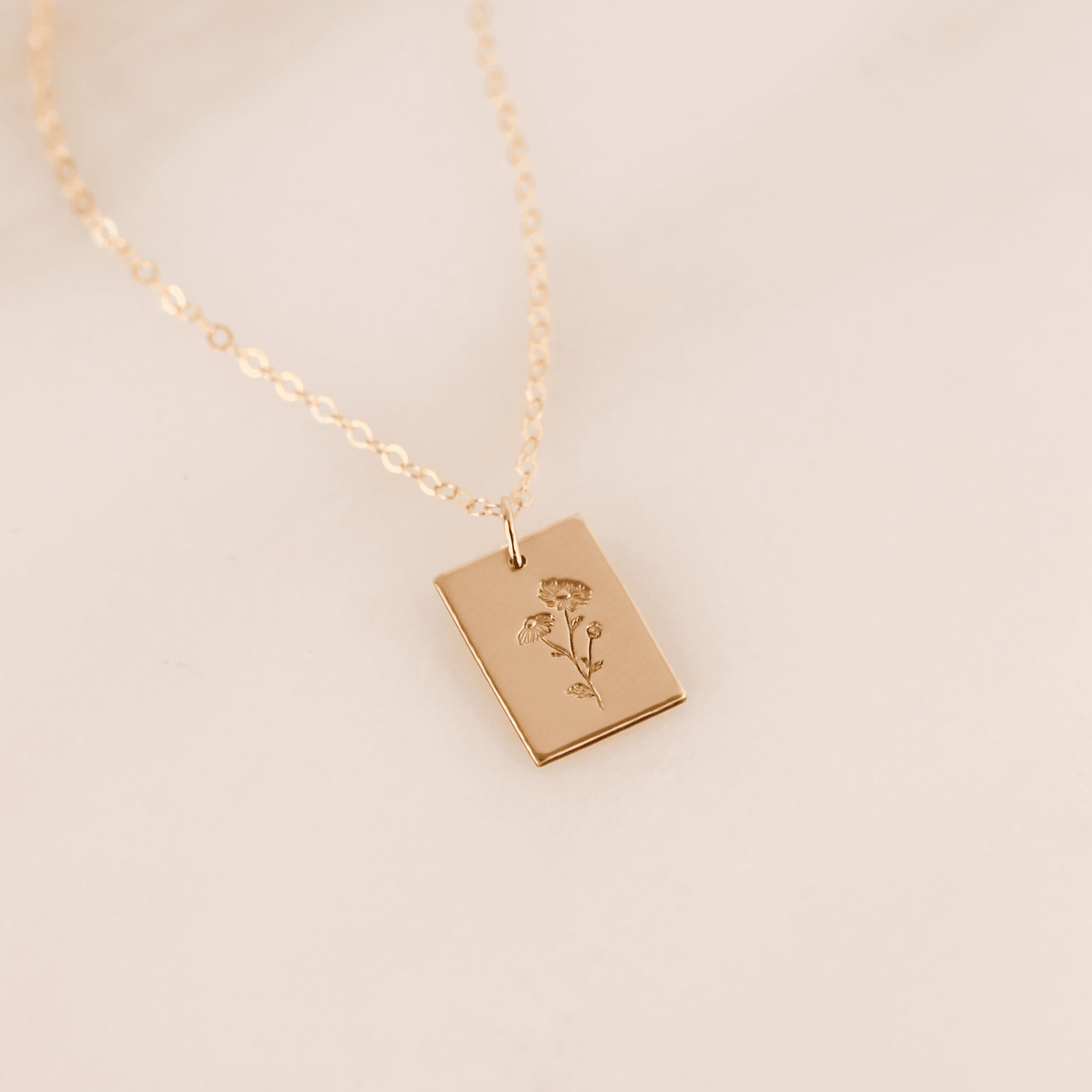 Clara Tag Necklace - Nolia Jewelry - Meaningful + Sustainably Handcrafted Jewelry