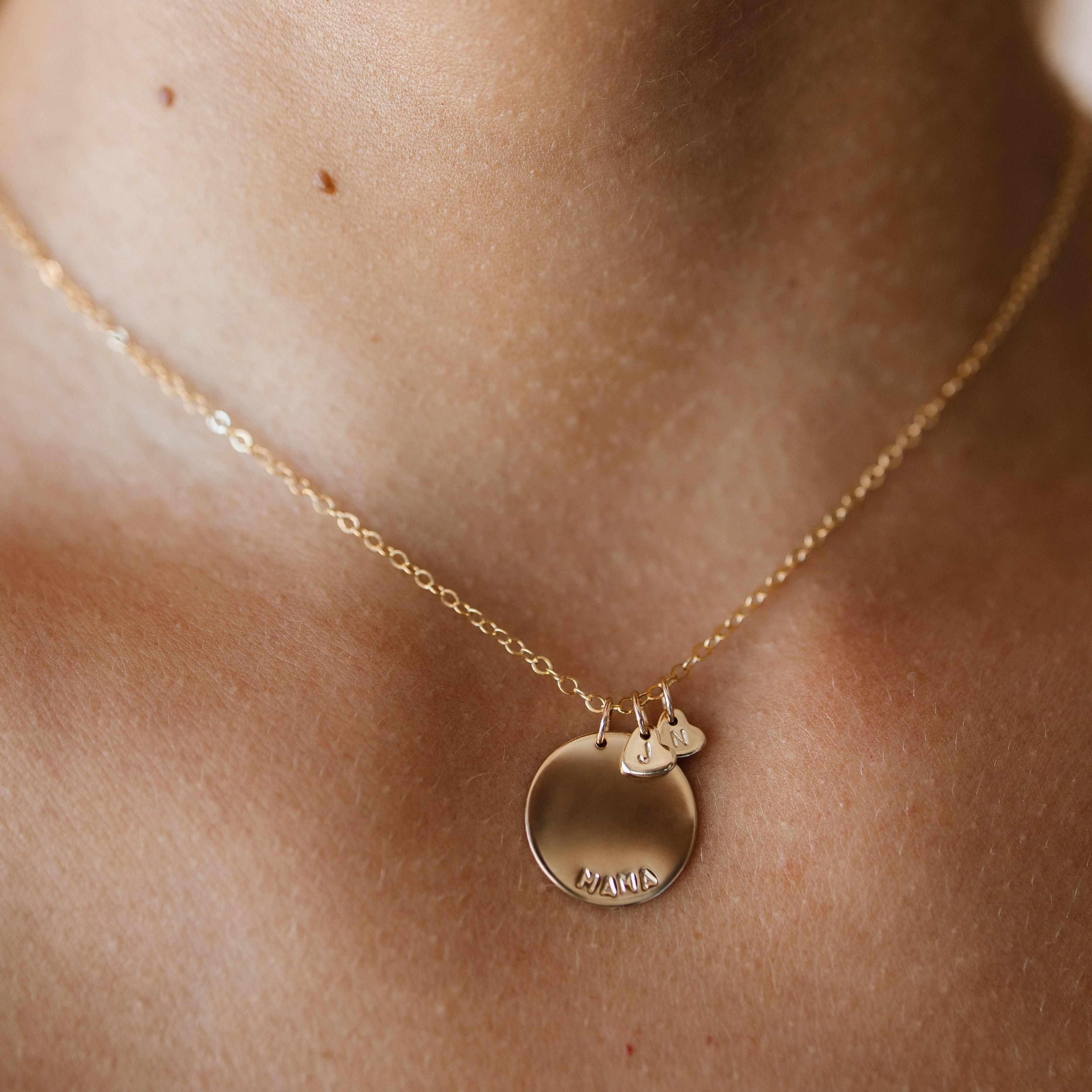 Emilia Personalized Charm Necklace - Nolia Jewelry - Meaningful + Sustainably Handcrafted Jewelry