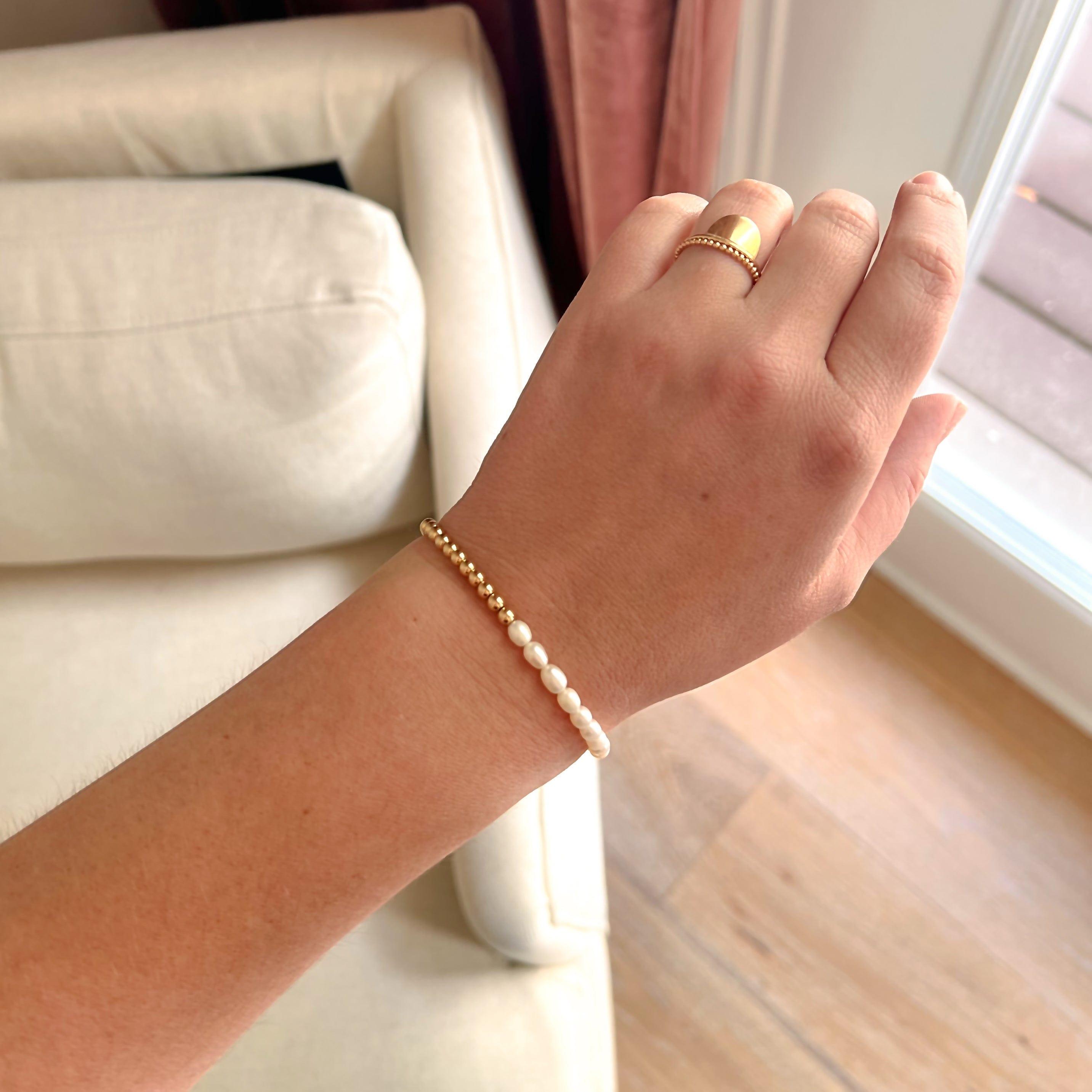 Everly Stretch Bracelet - Nolia Jewelry - Meaningful + Sustainably Handcrafted Jewelry
