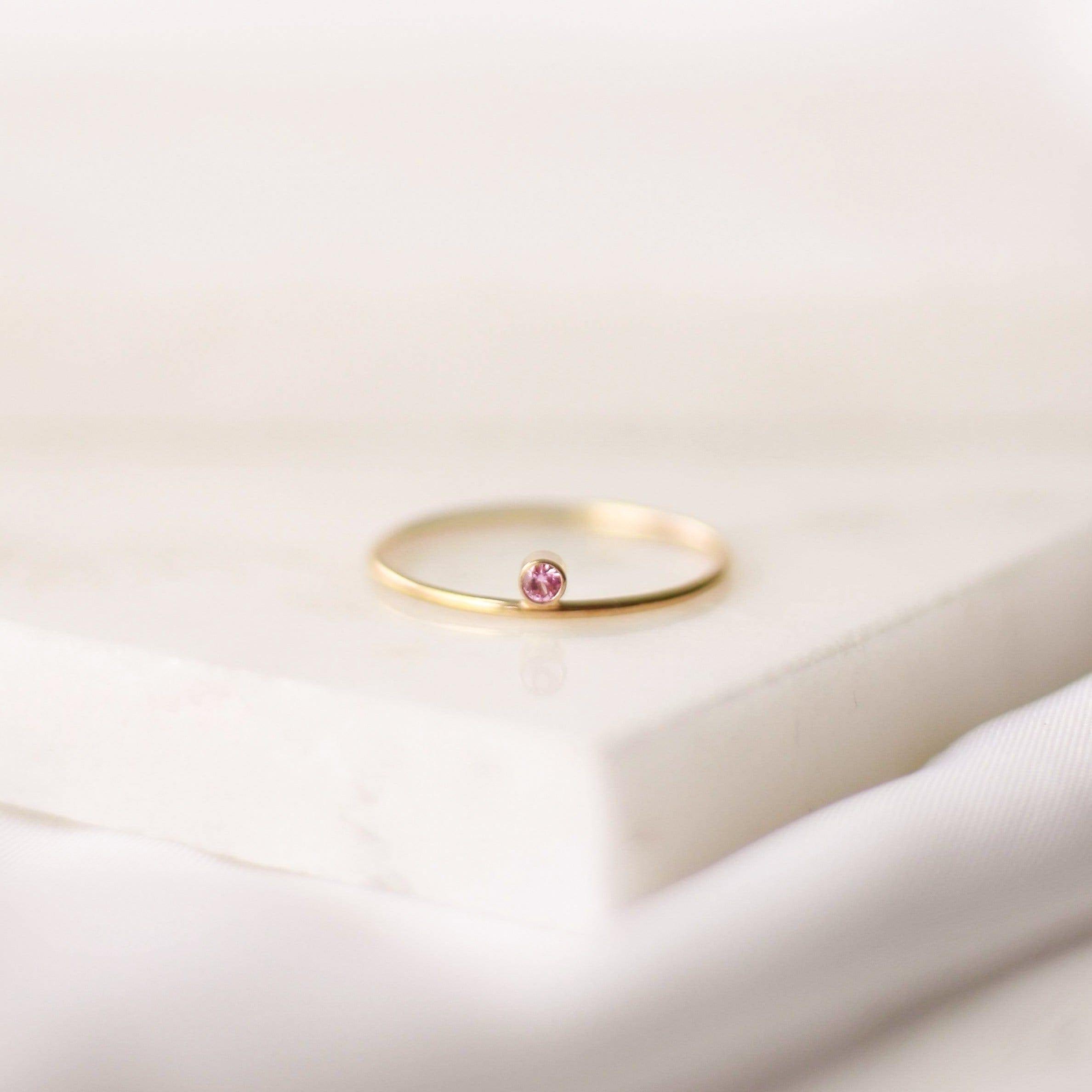 Faye Birthstone Ring ∙ Choose Your Gemstone - Nolia Jewelry - Meaningful + Sustainably Handcrafted Jewelry