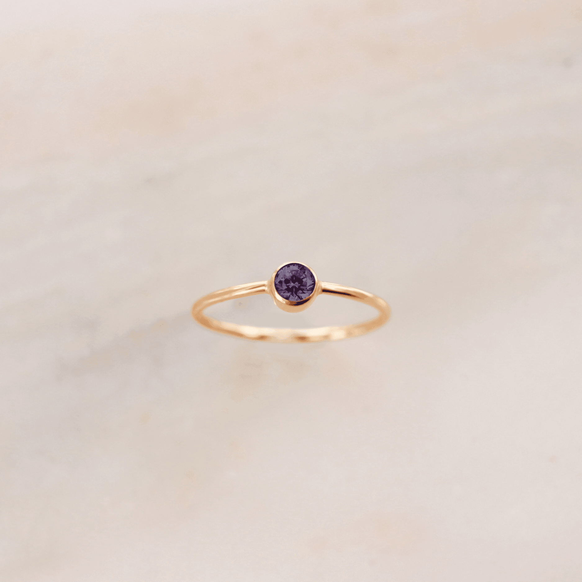 February Birthstone Ring ∙ Amethyst - Nolia Jewelry - Meaningful + Sustainably Handcrafted Jewelry