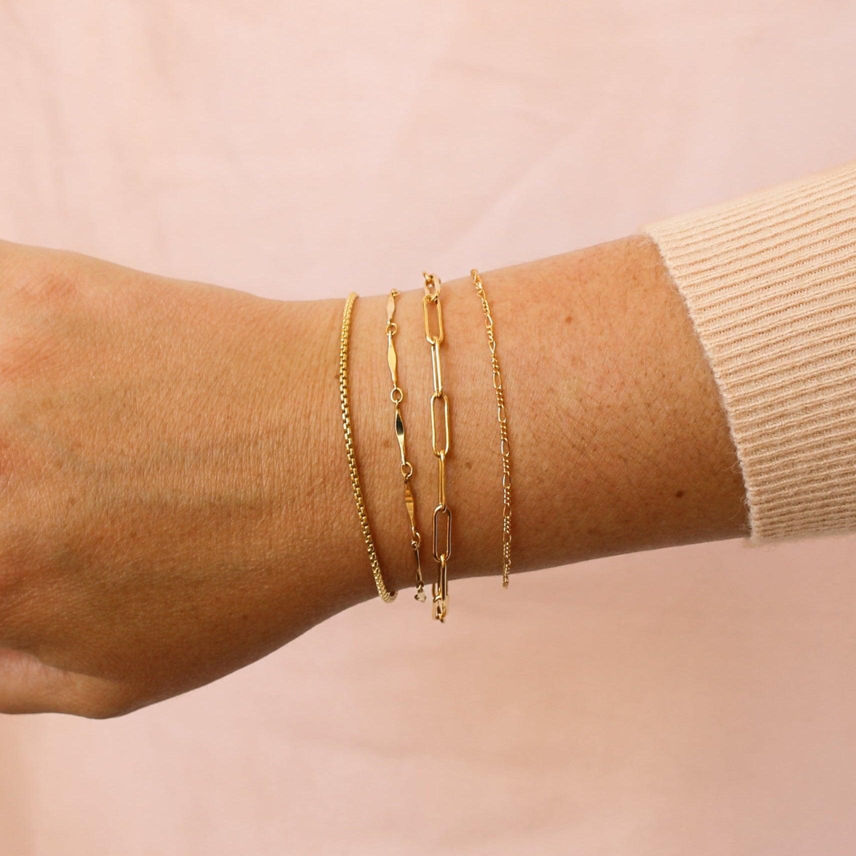 Figaro Chain Bracelet - Nolia Jewelry - Meaningful + Sustainably Handcrafted Jewelry