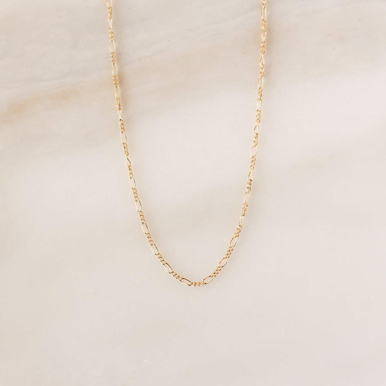 Figaro Chain Necklace - Nolia Jewelry - Meaningful + Sustainably Handcrafted Jewelry