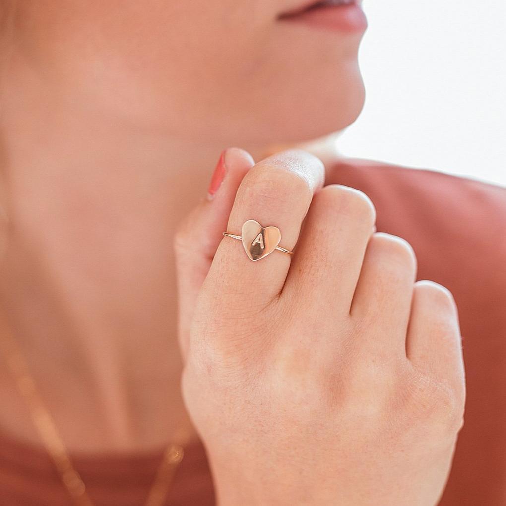Fiona Heart Ring - Nolia Jewelry - Meaningful + Sustainably Handcrafted Jewelry