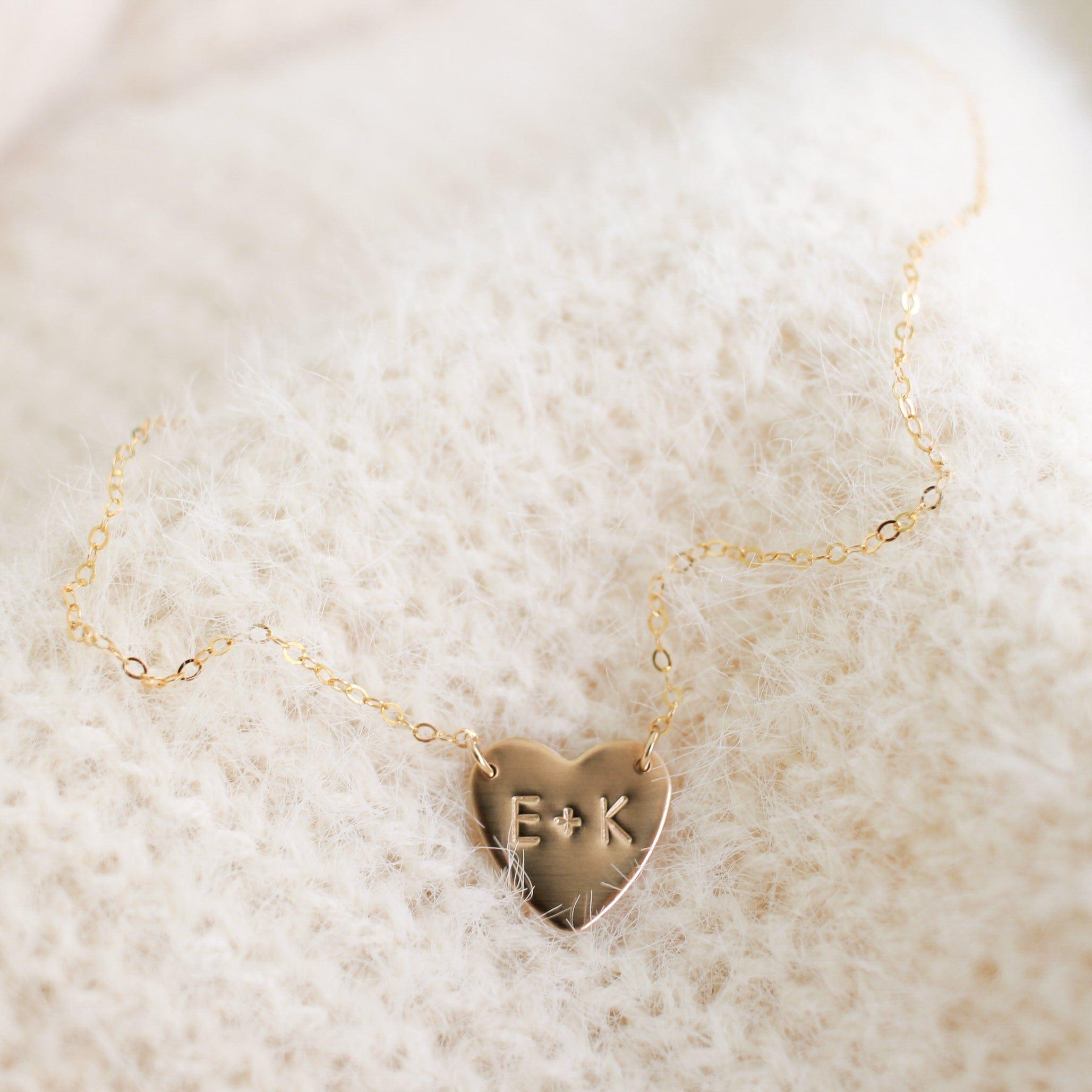 Gemma Heart Necklace - Nolia Jewelry - Meaningful + Sustainably Handcrafted Jewelry
