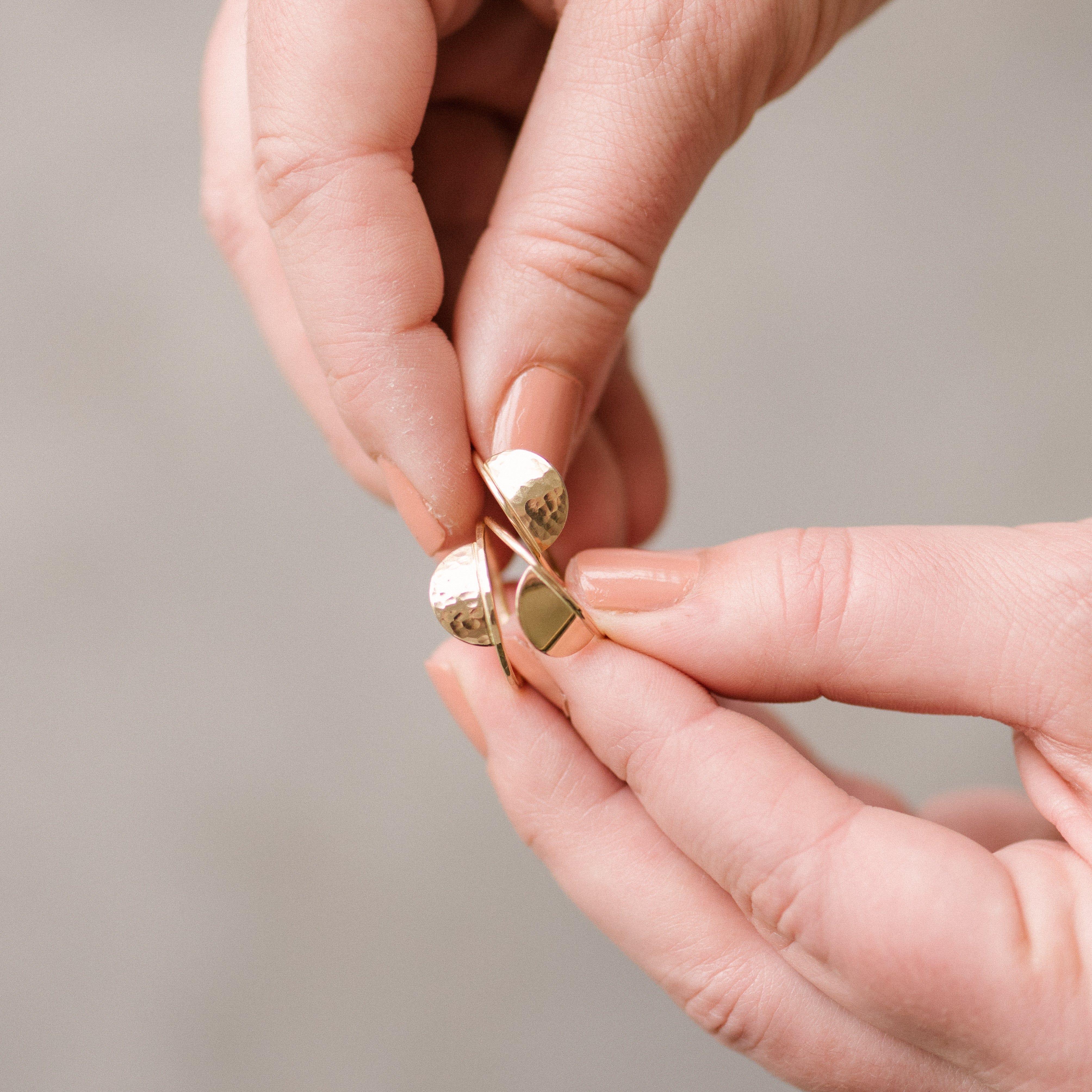 Half Moon Ring - Nolia Jewelry - Meaningful + Sustainably Handcrafted Jewelry