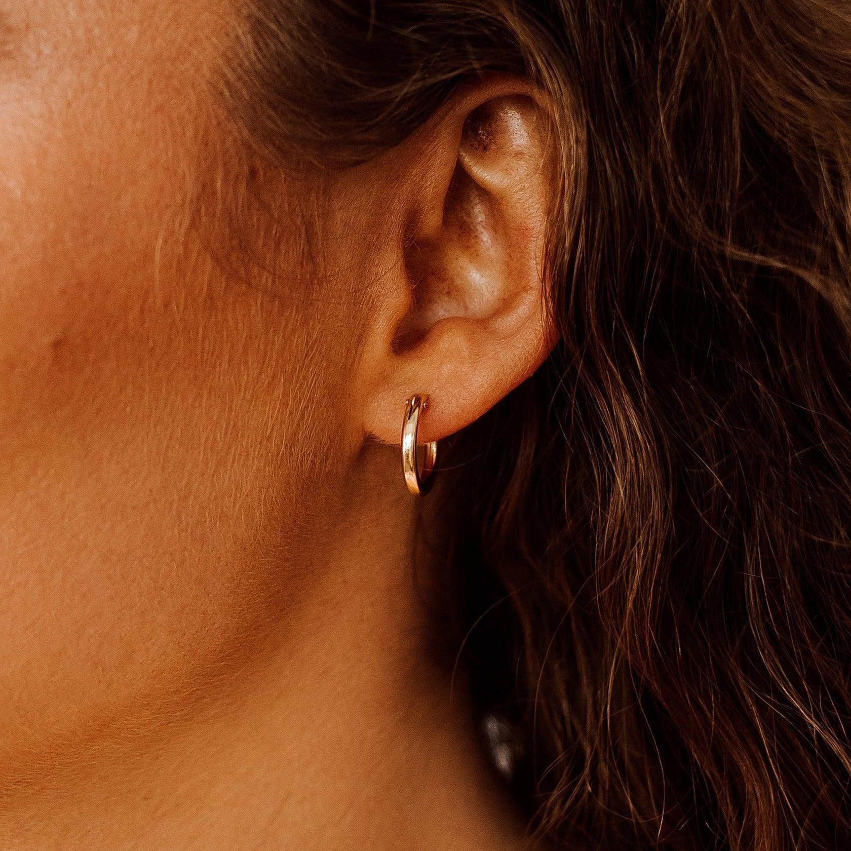 Jane Hoop Earrings - Nolia Jewelry - Meaningful + Sustainably Handcrafted Jewelry