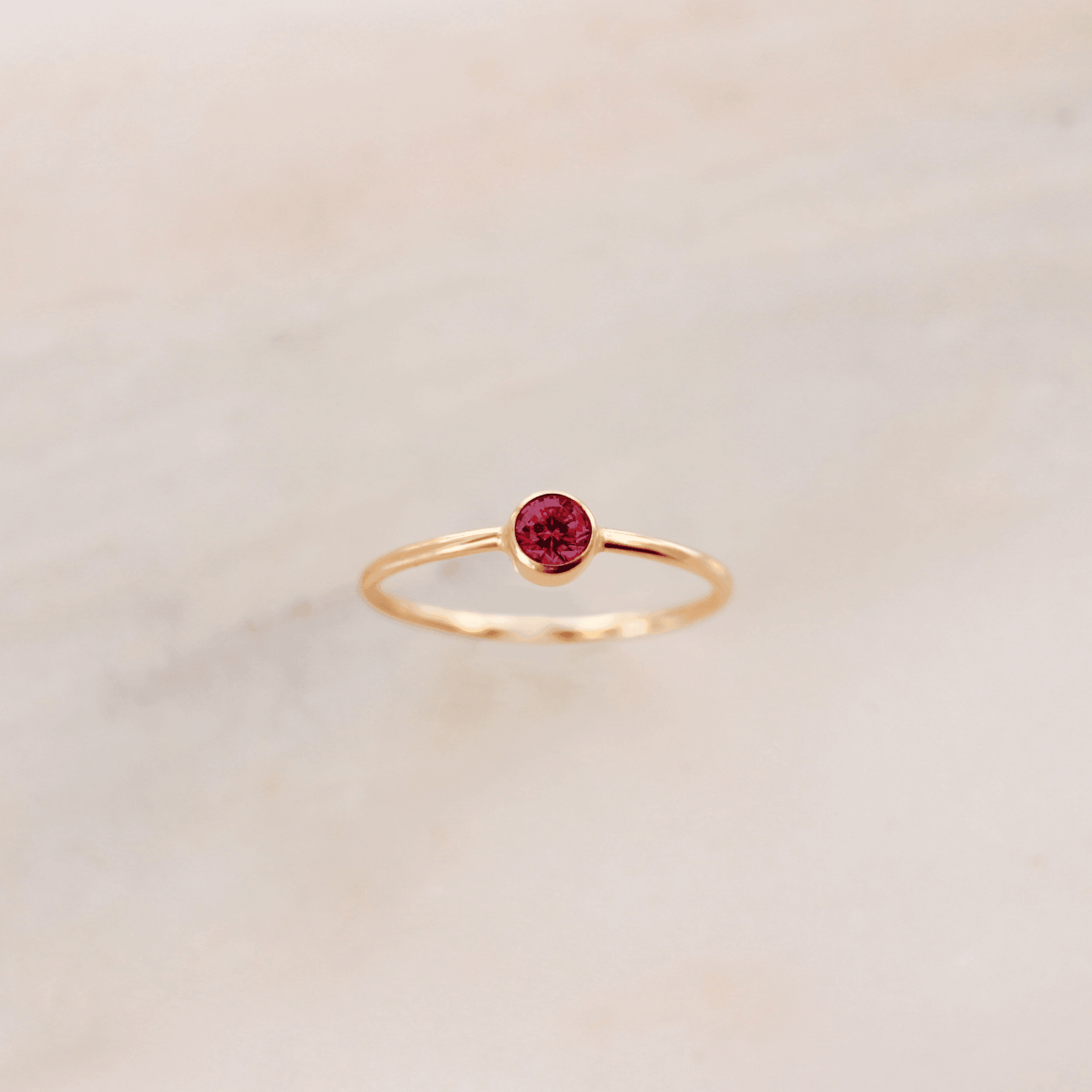 July Birthstone Ring ∙ Pink Ruby - Nolia Jewelry - Meaningful + Sustainably Handcrafted Jewelry