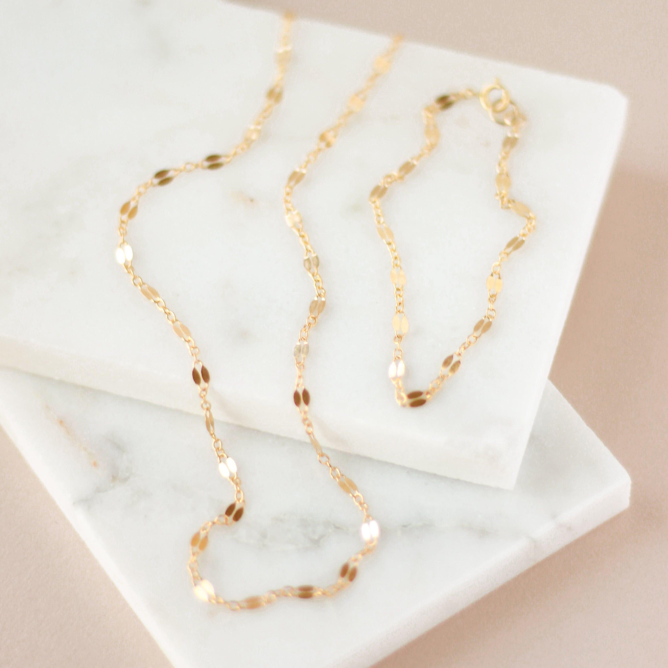 Lace Chain Necklace - Nolia Jewelry - Meaningful + Sustainably Handcrafted Jewelry