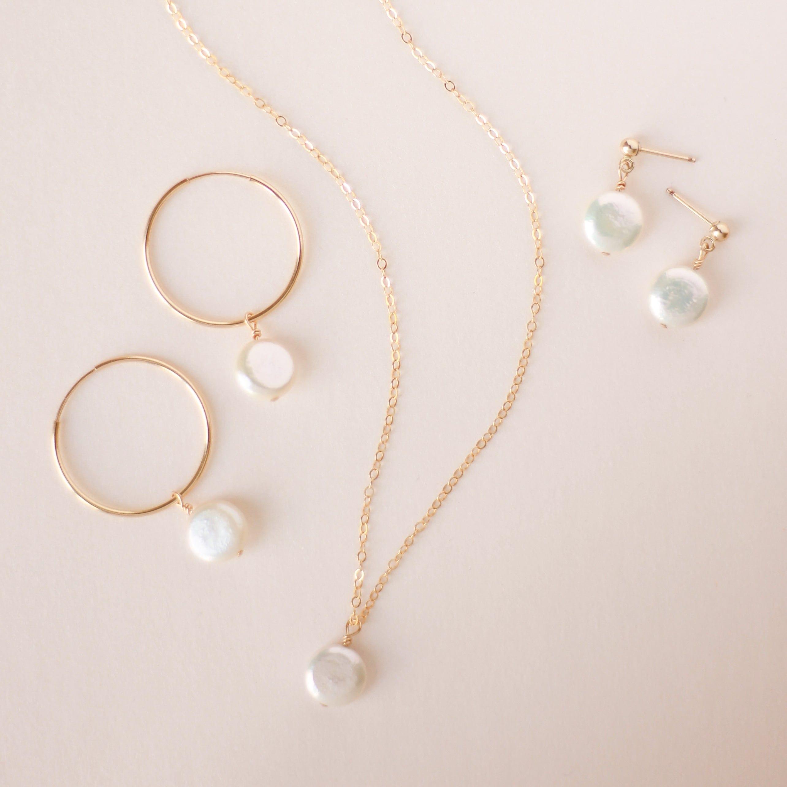 Lana Pearl Drop Earrings - Nolia Jewelry - Meaningful + Sustainably Handcrafted Jewelry