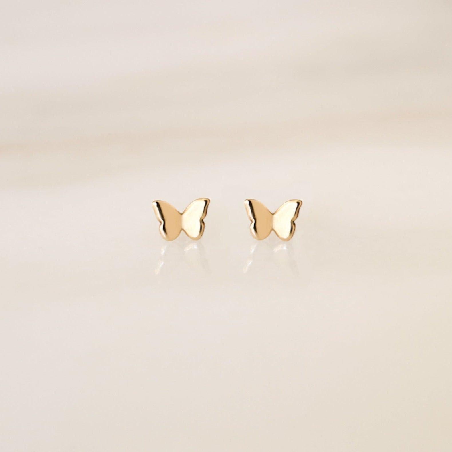 Mama + Little Butterfly Stud Earring Set - Nolia Jewelry - Meaningful + Sustainably Handcrafted Jewelry