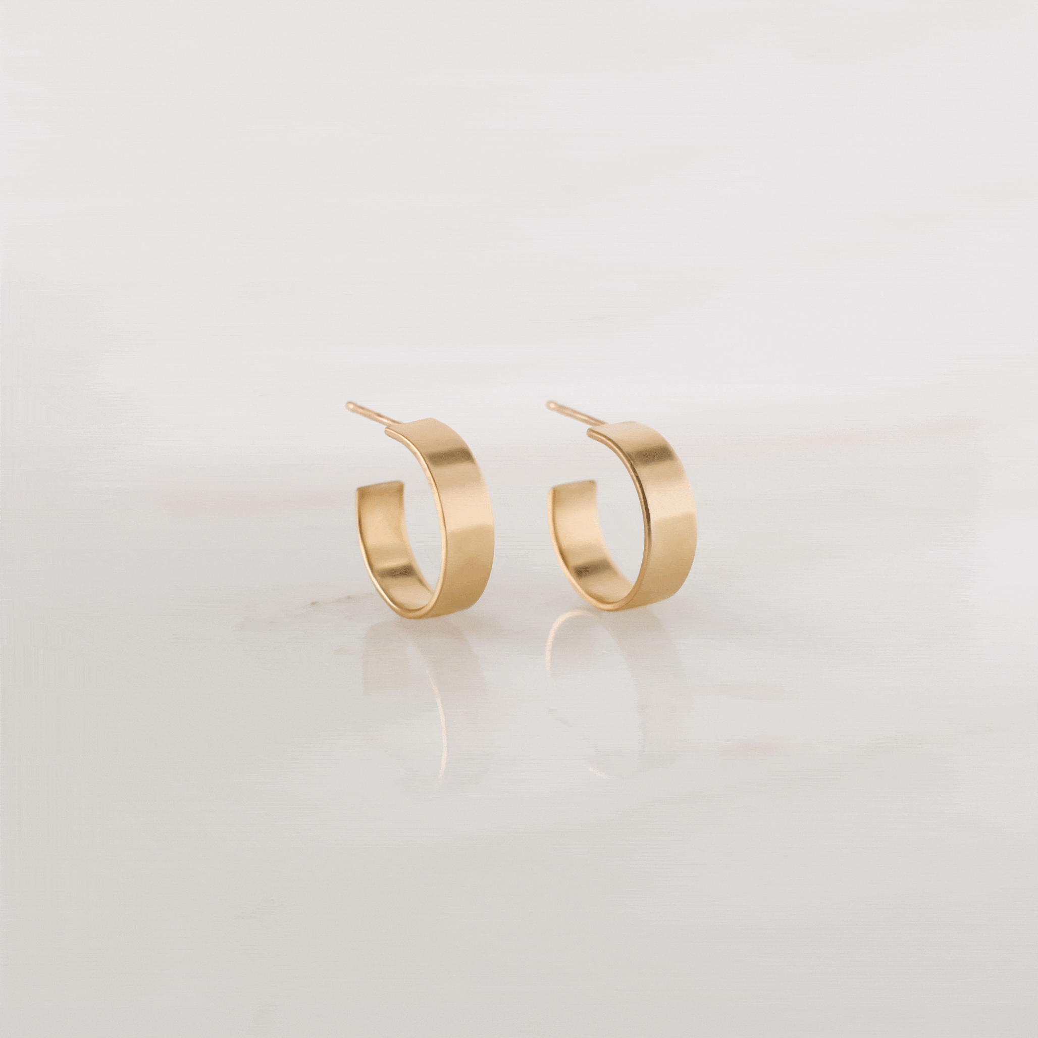 Maude Hoop Earrings - Nolia Jewelry - Meaningful + Sustainably Handcrafted Jewelry