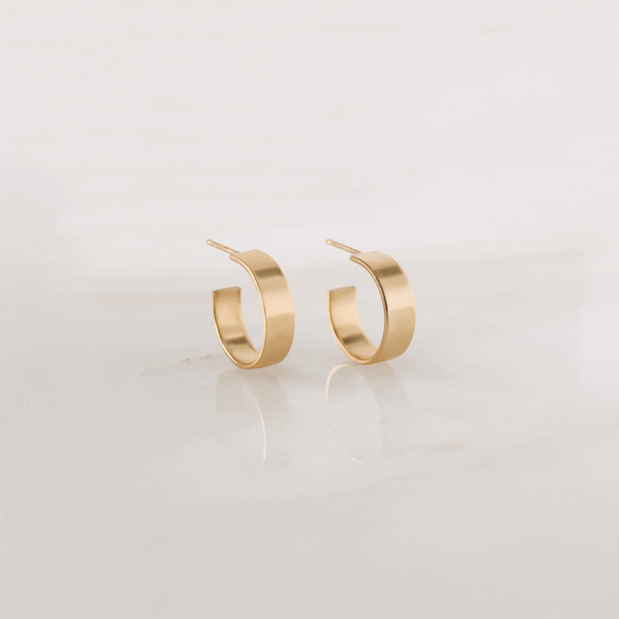 Maude hoop earrings