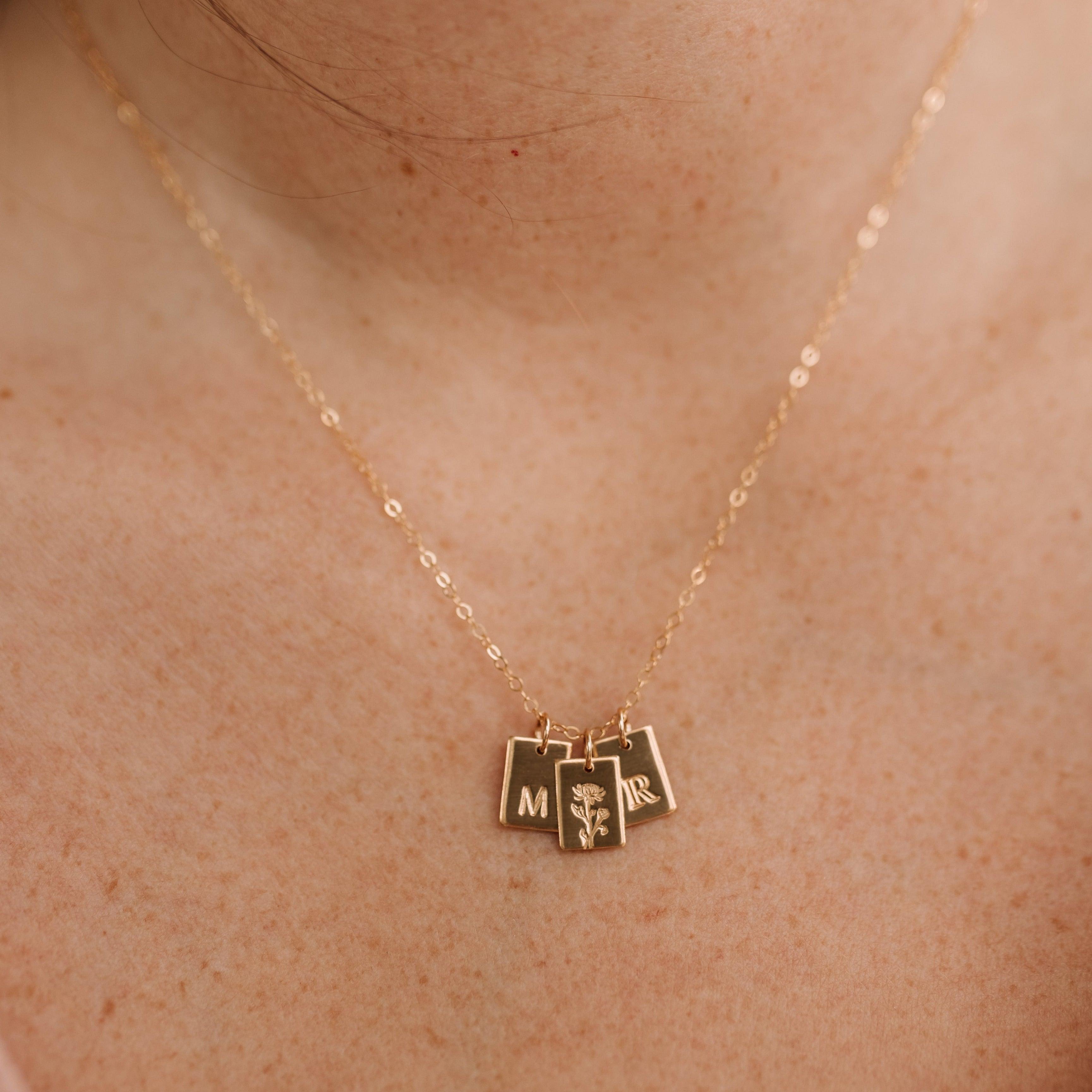 Minnie Tag Necklace - Nolia Jewelry - Meaningful + Sustainably Handcrafted Jewelry