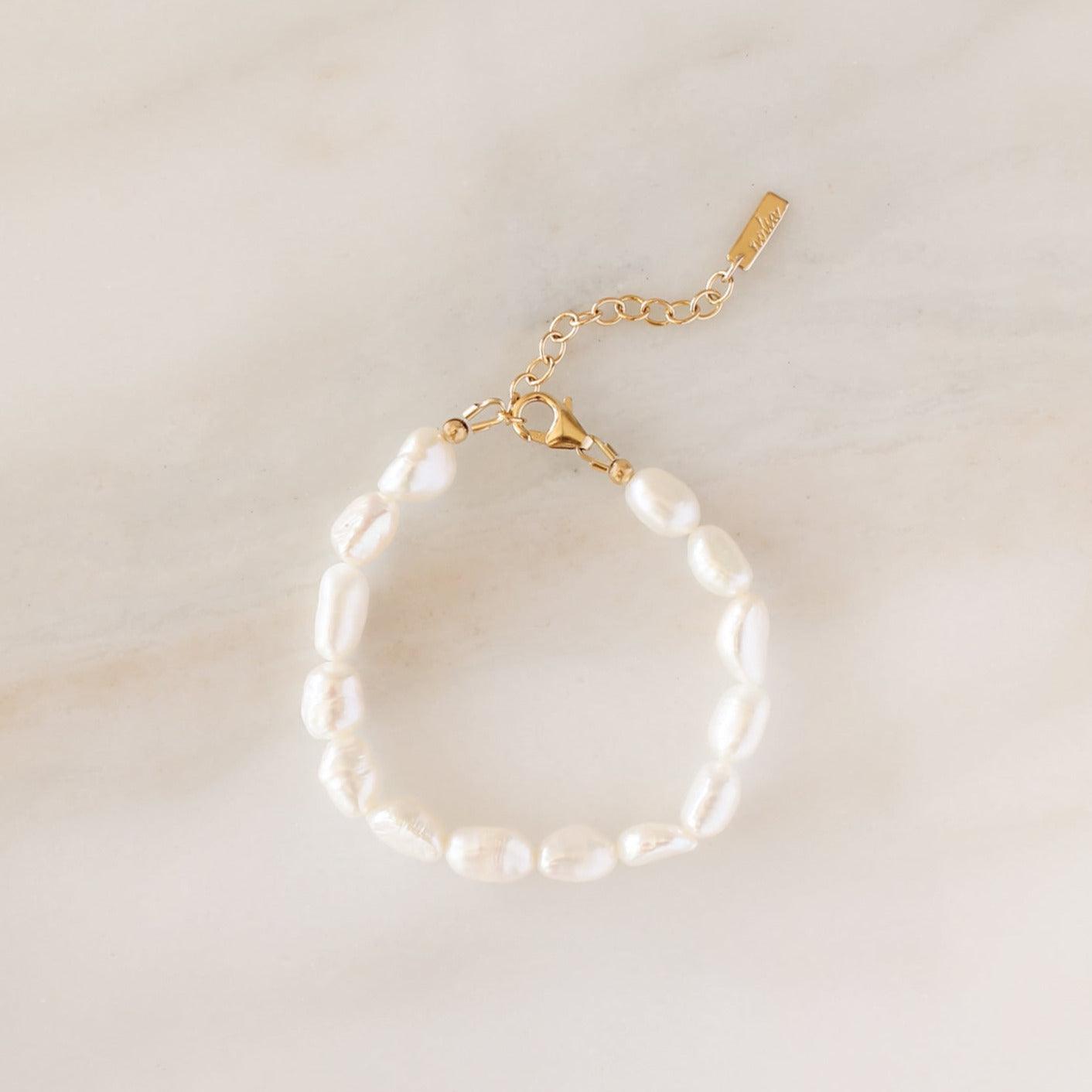 Misfit Pearl Bracelet - Nolia Jewelry - Meaningful + Sustainably Handcrafted Jewelry