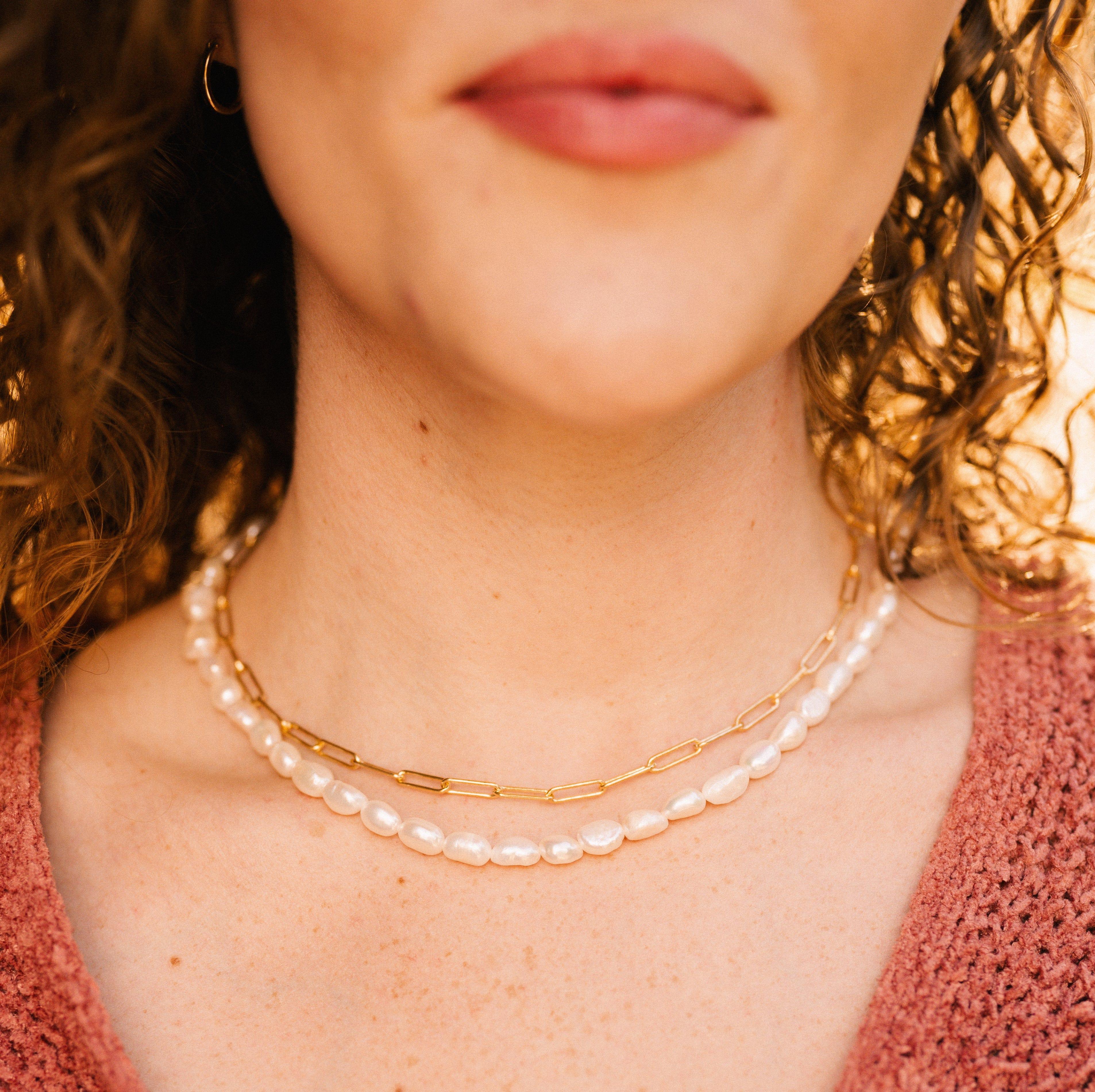 Misfit Pearl Necklace - Nolia Jewelry - Meaningful + Sustainably Handcrafted Jewelry