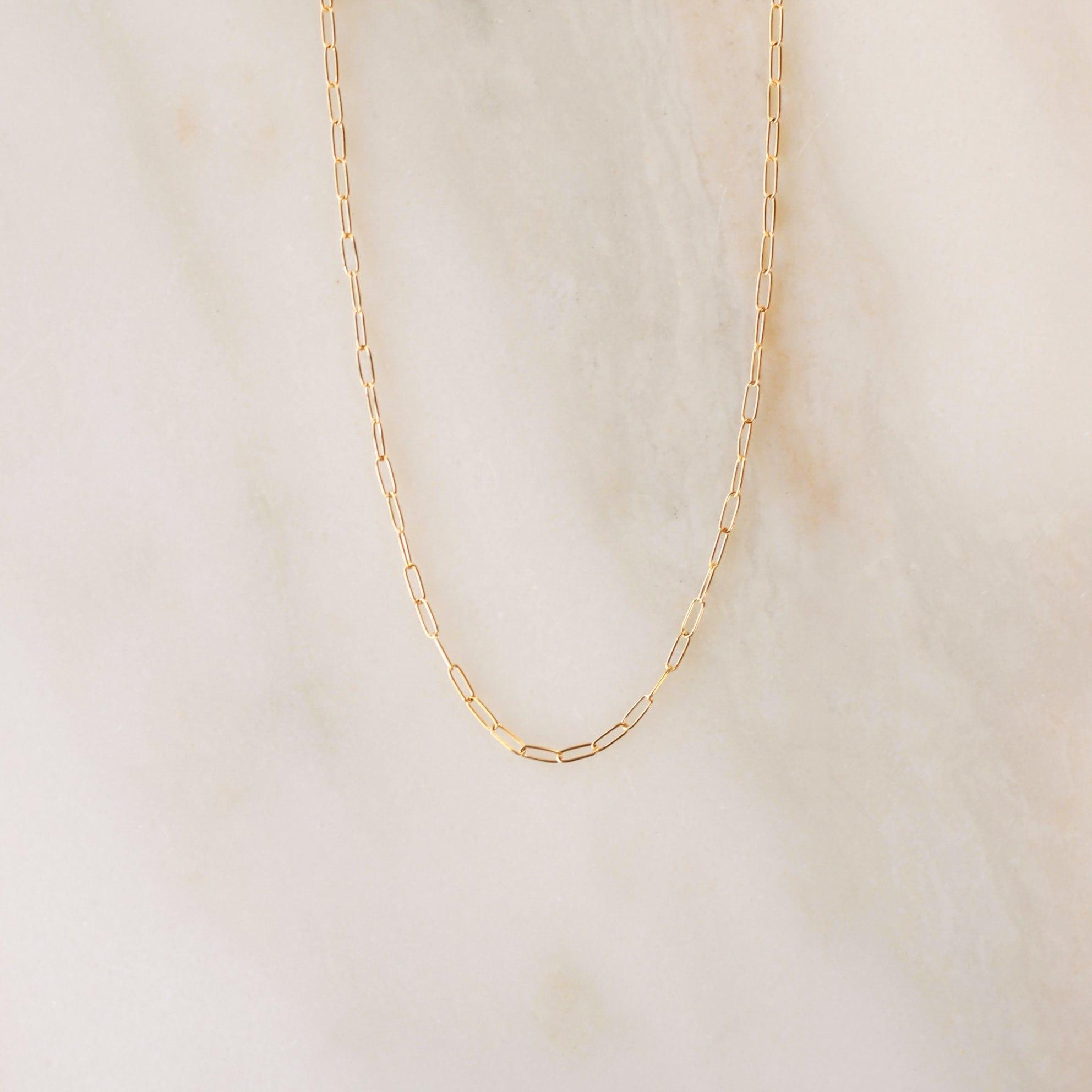 Modern Chain Necklace - Nolia Jewelry - Meaningful + Sustainably Handcrafted Jewelry