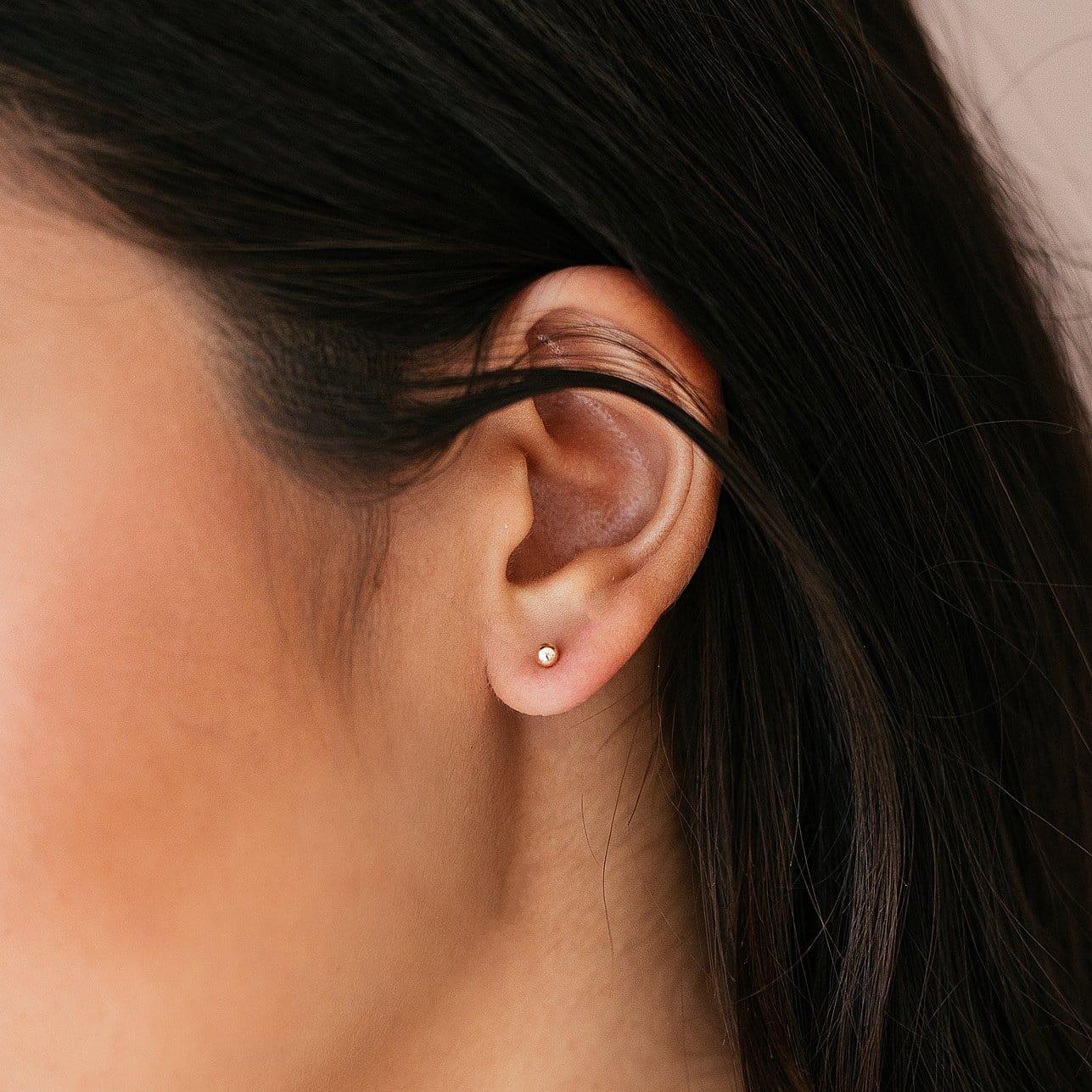 Nova Ball Stud Earrings - Nolia Jewelry - Meaningful + Sustainably Handcrafted Jewelry