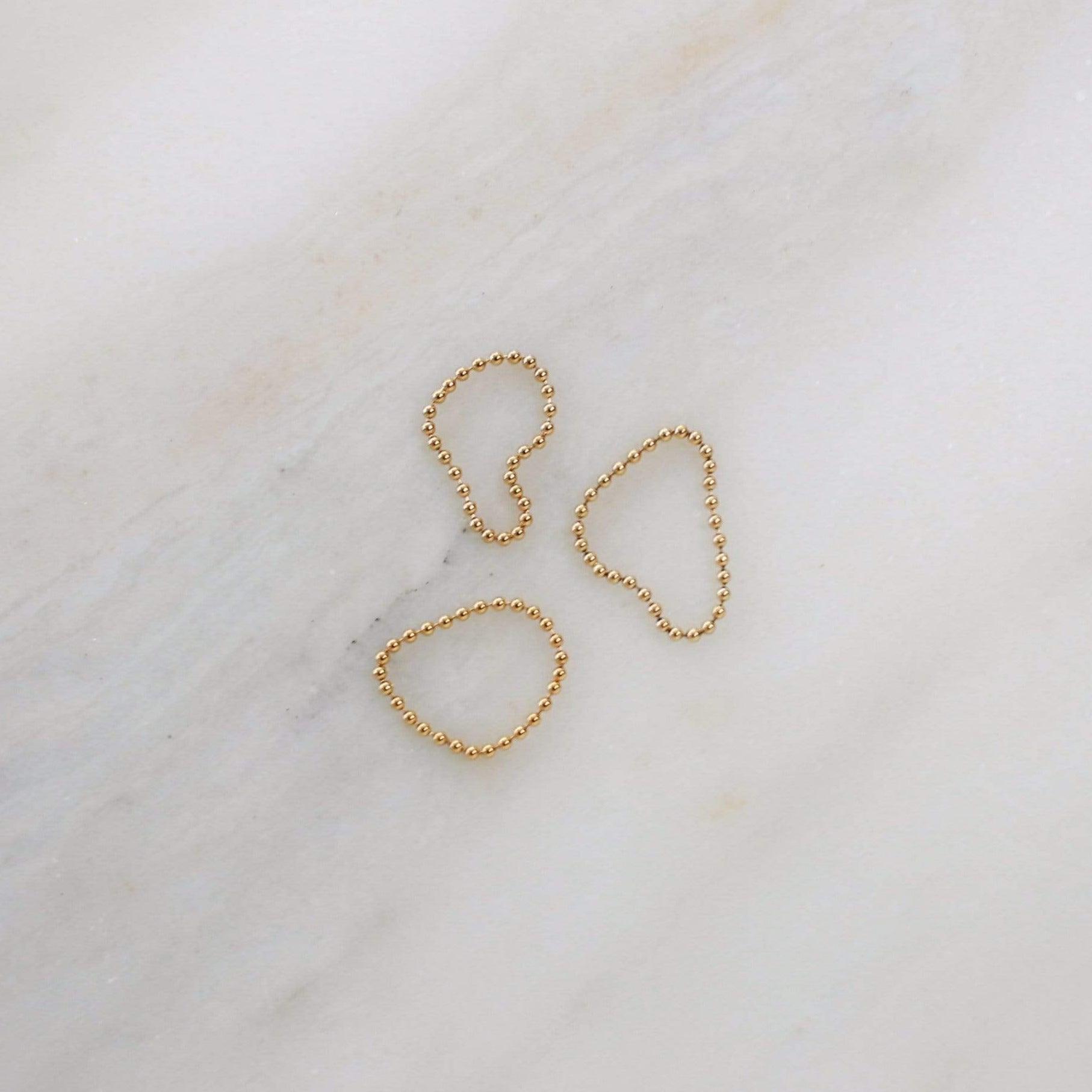 Nova Chain Rings - Nolia Jewelry - Meaningful + Sustainably Handcrafted Jewelry