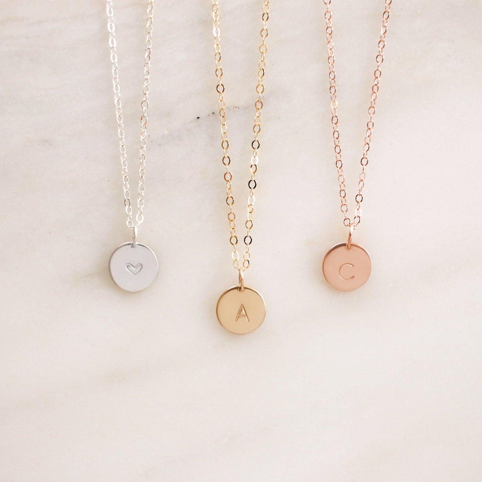 Original Initial Necklace - Nolia Jewelry - Meaningful + Sustainably Handcrafted Jewelry