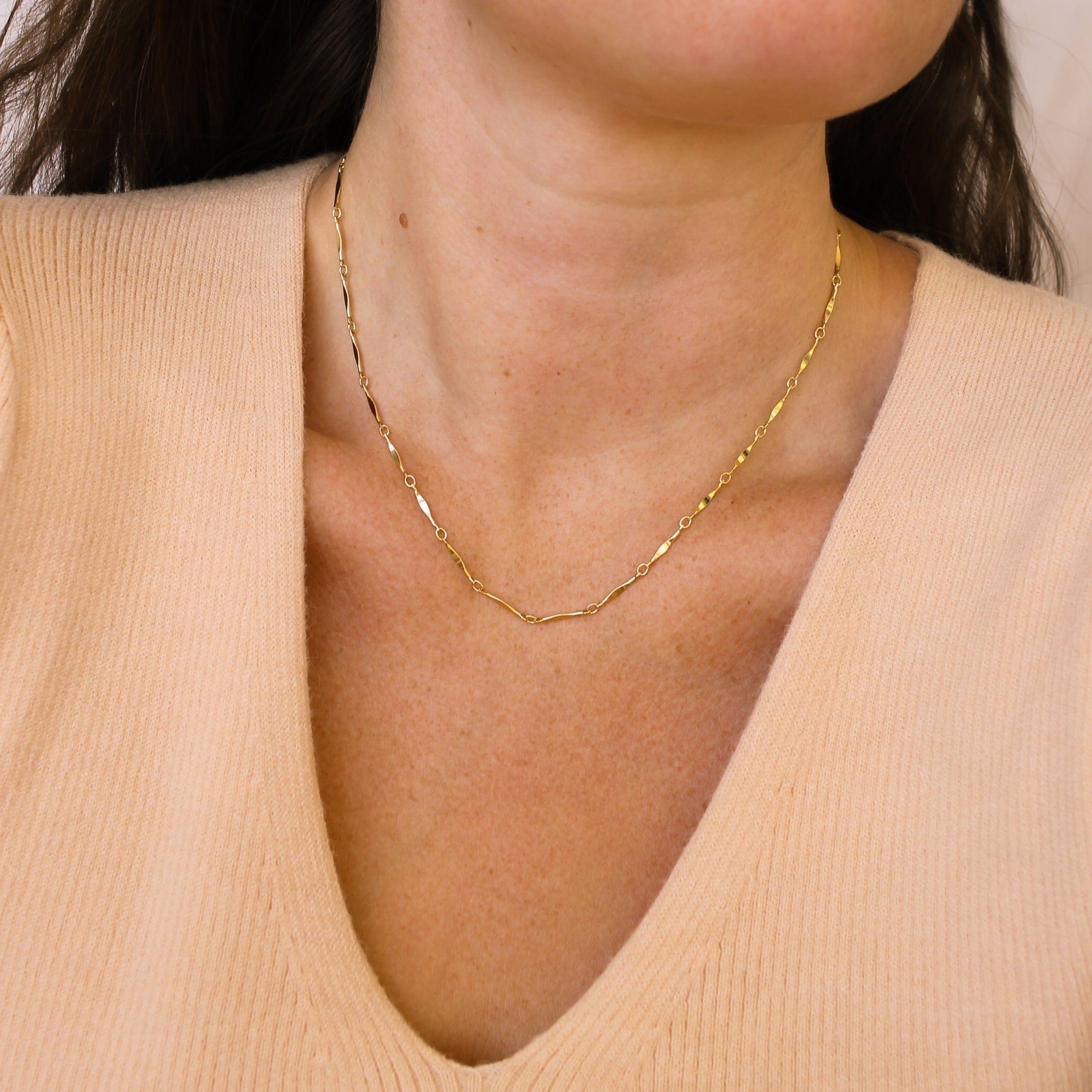 Parker Bar Necklace - Nolia Jewelry - Meaningful + Sustainably Handcrafted Jewelry