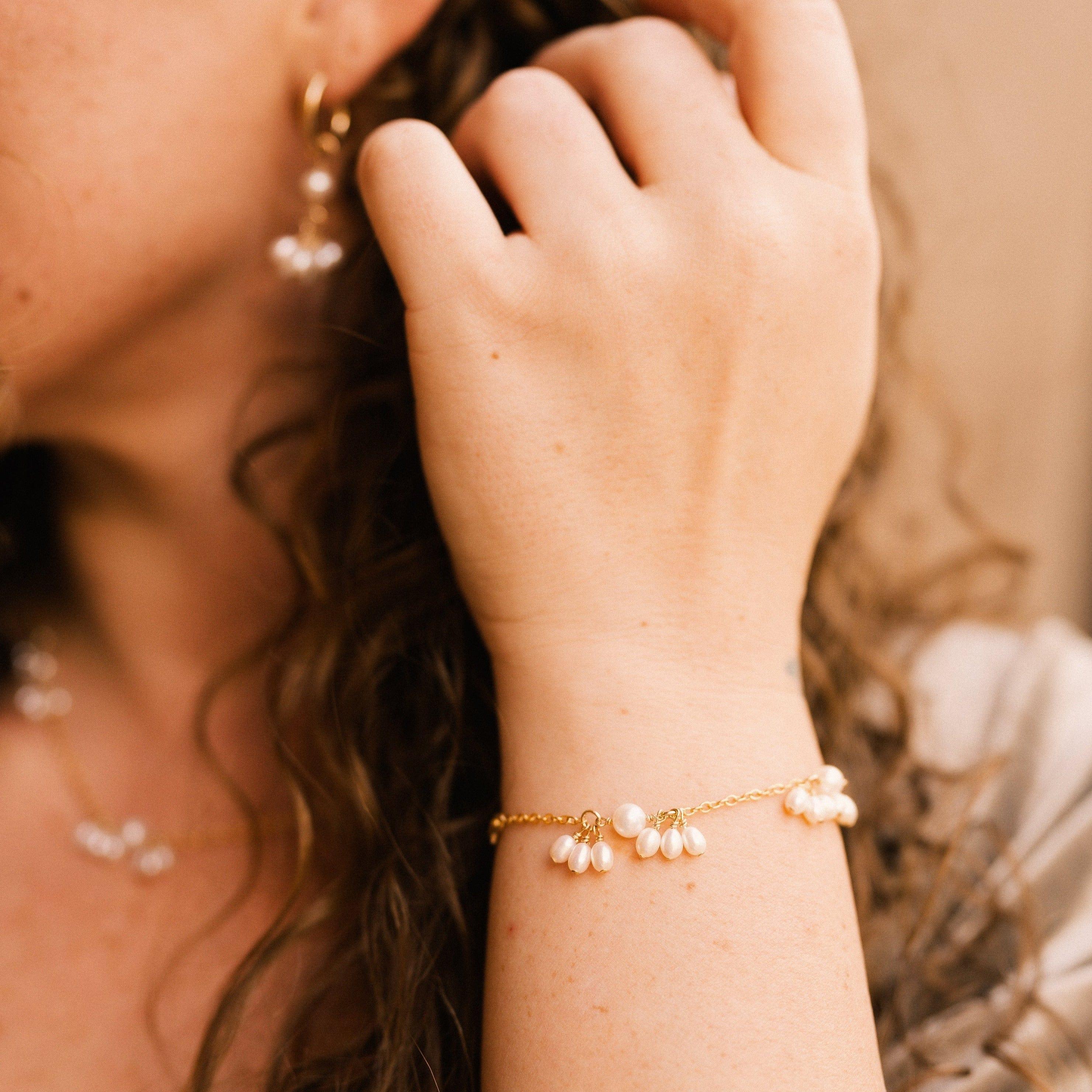 Pearl Blossom Bracelet - Nolia Jewelry - Meaningful + Sustainably Handcrafted Jewelry