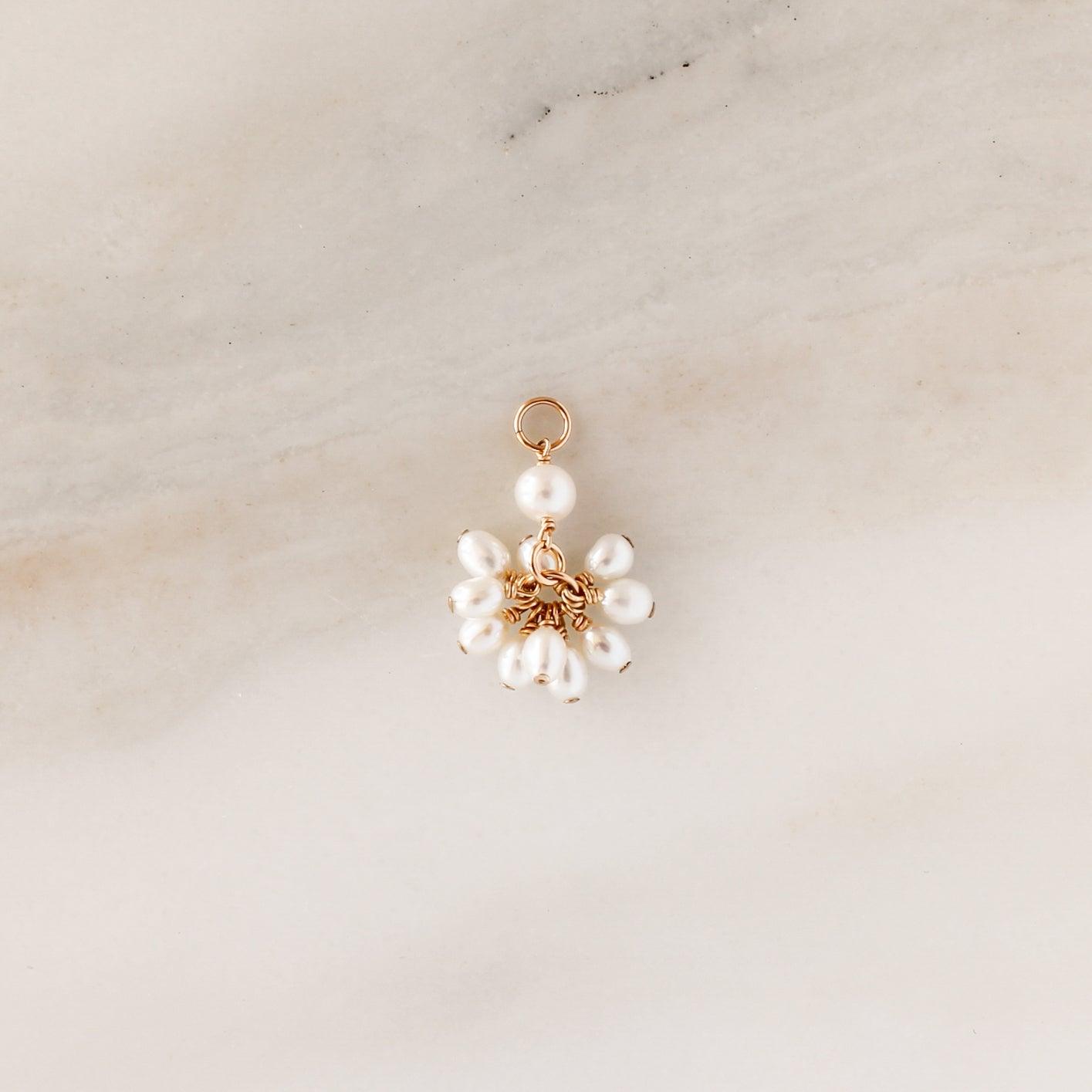 Pearl Blossom Charm • Add On - Nolia Jewelry - Meaningful + Sustainably Handcrafted Jewelry