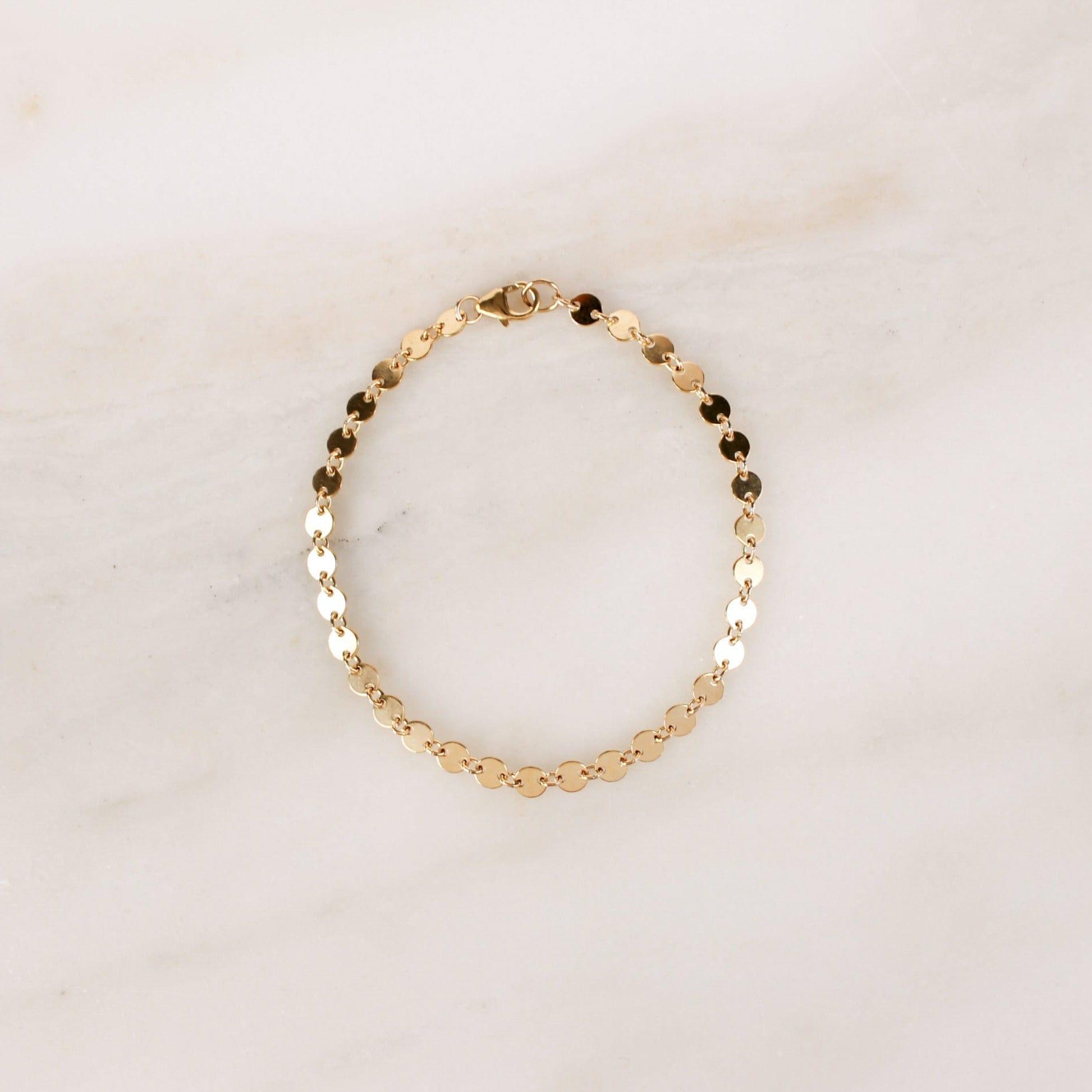 Sequin Chain Bracelet - Nolia Jewelry - Meaningful + Sustainably Handcrafted Jewelry