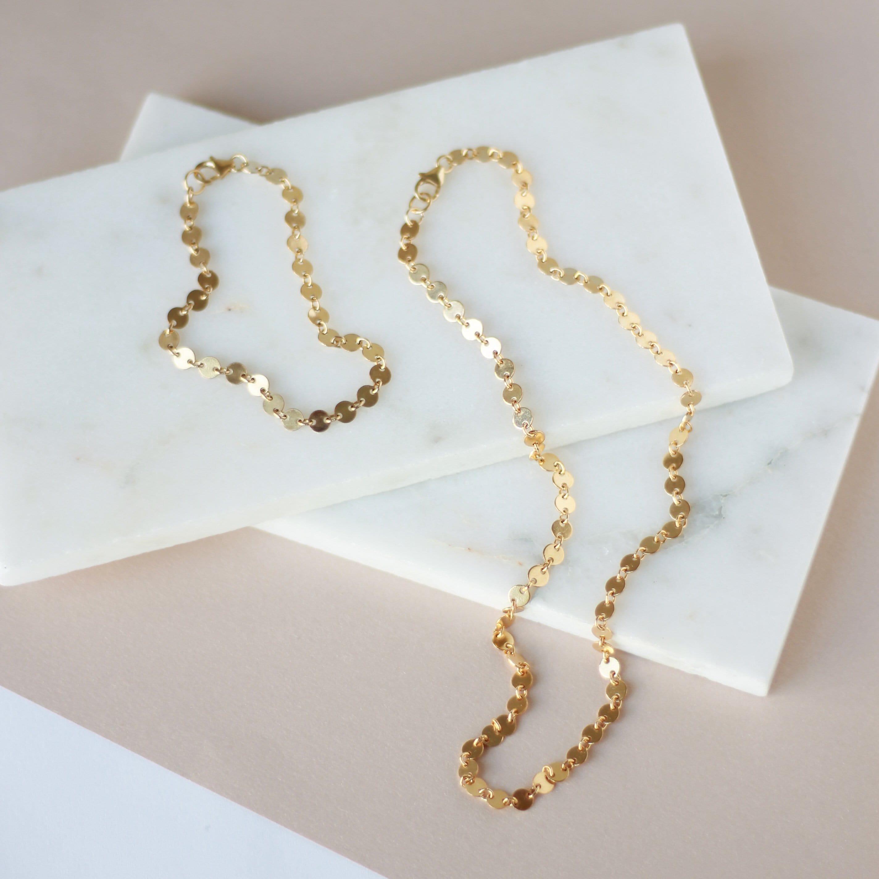 Sequin Chain Bracelet - Nolia Jewelry - Meaningful + Sustainably Handcrafted Jewelry