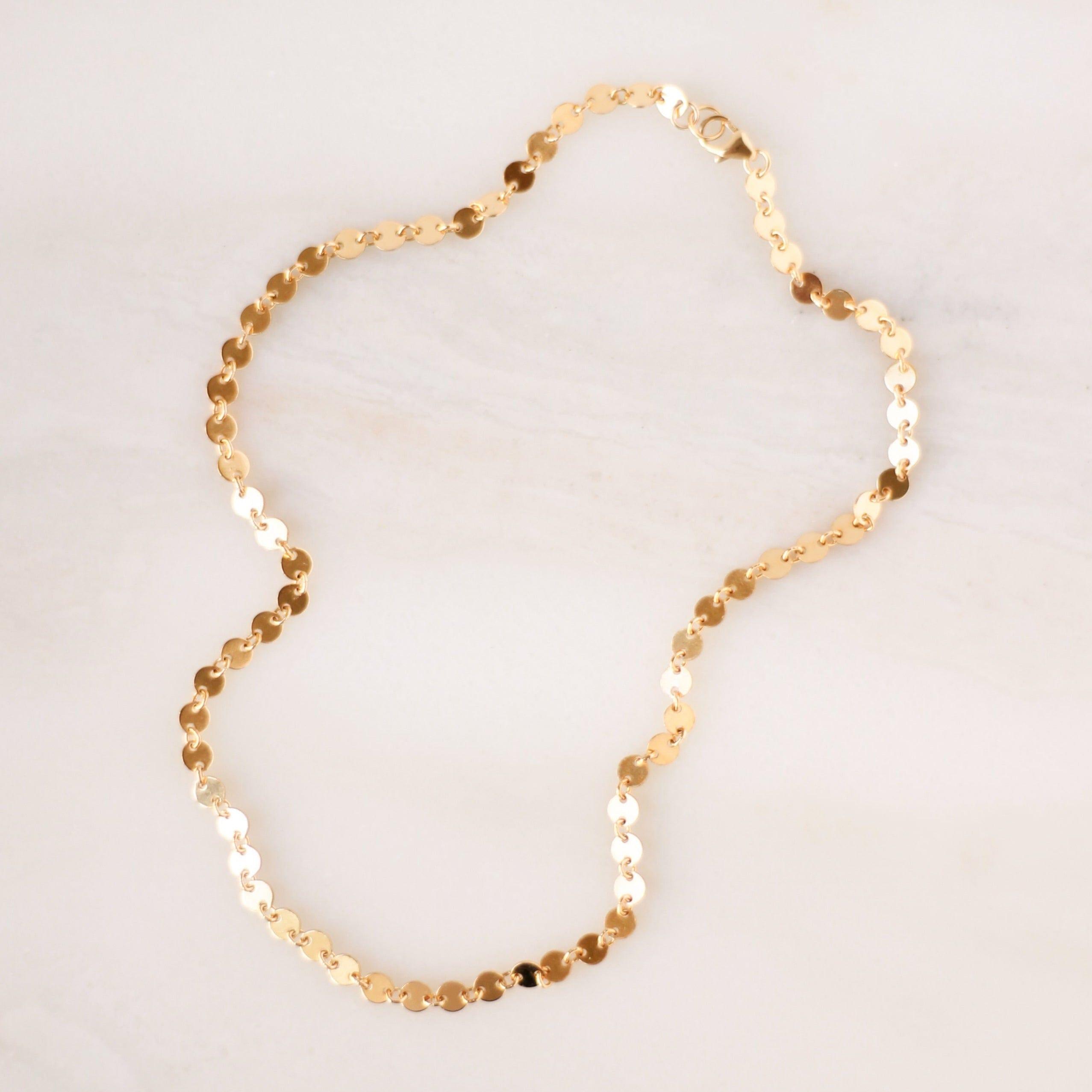 Sequin Chain Necklace - Nolia Jewelry - Meaningful + Sustainably Handcrafted Jewelry