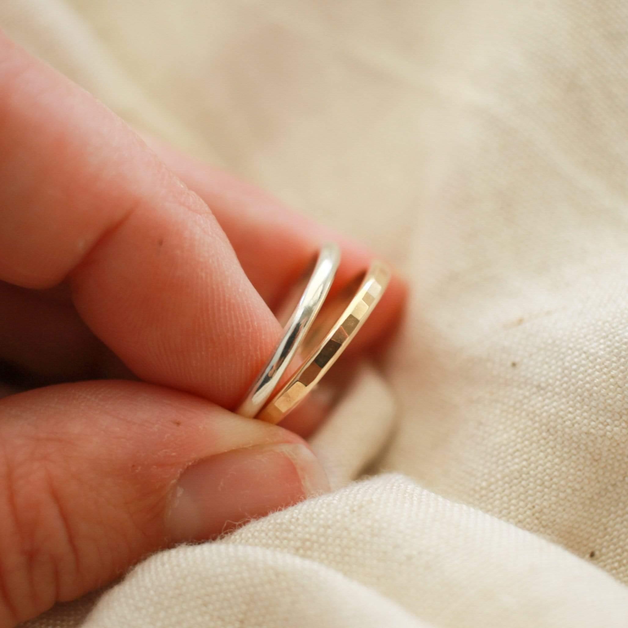 Thick Stacking Ring - Nolia Jewelry - Meaningful + Sustainably Handcrafted Jewelry