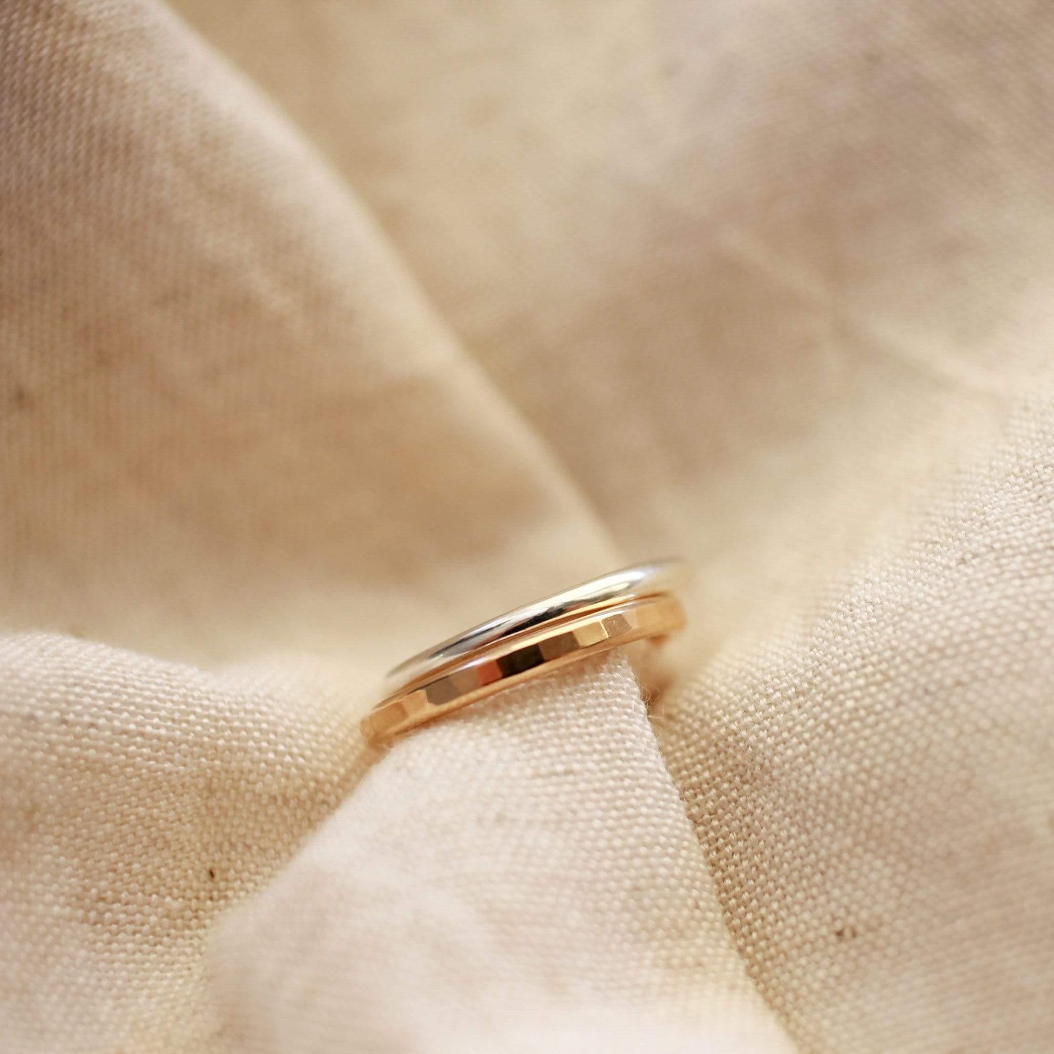 Thick Stacking Ring - Nolia Jewelry - Meaningful + Sustainably Handcrafted Jewelry
