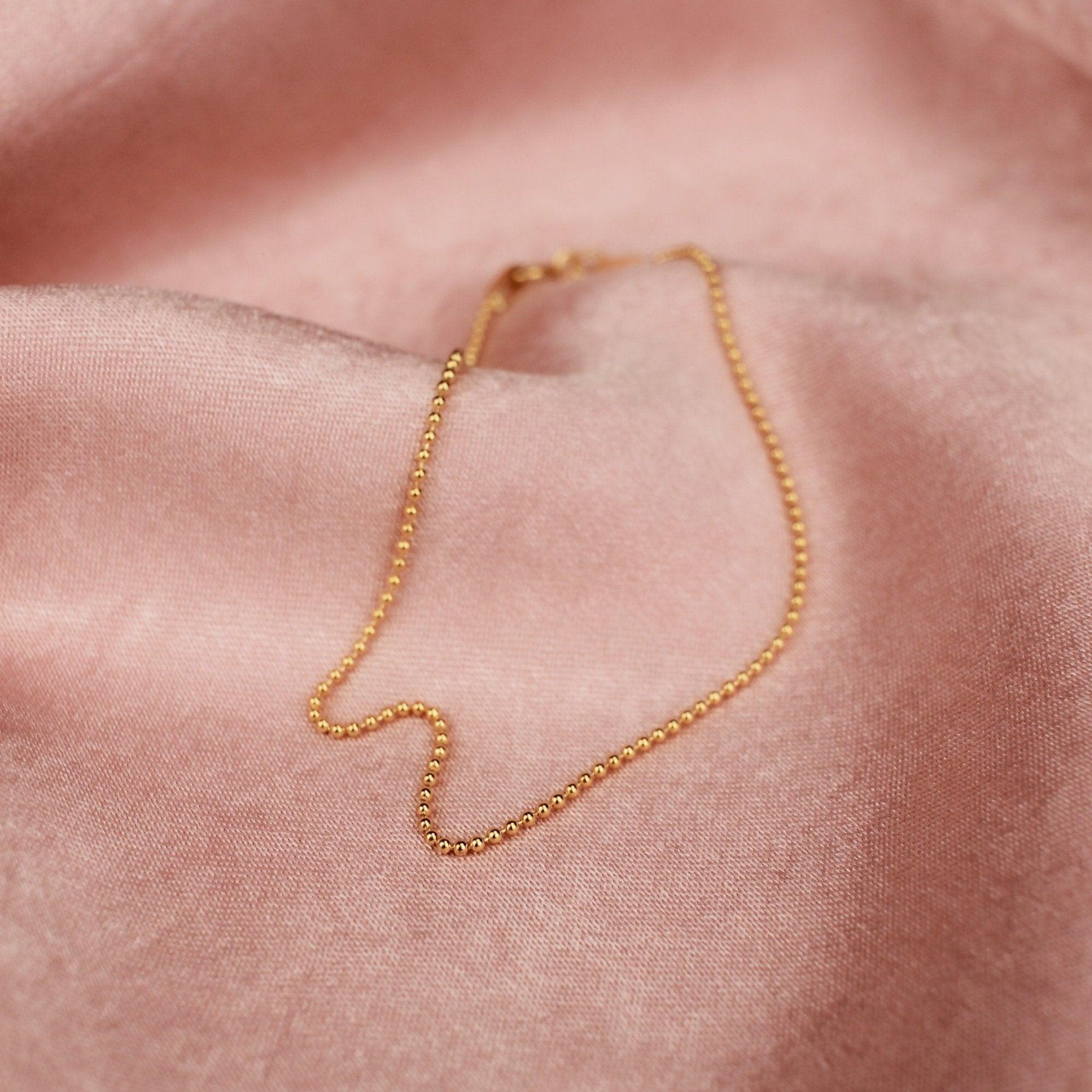Thin Nova Bead Necklace - Nolia Jewelry - Meaningful + Sustainably Handcrafted Jewelry