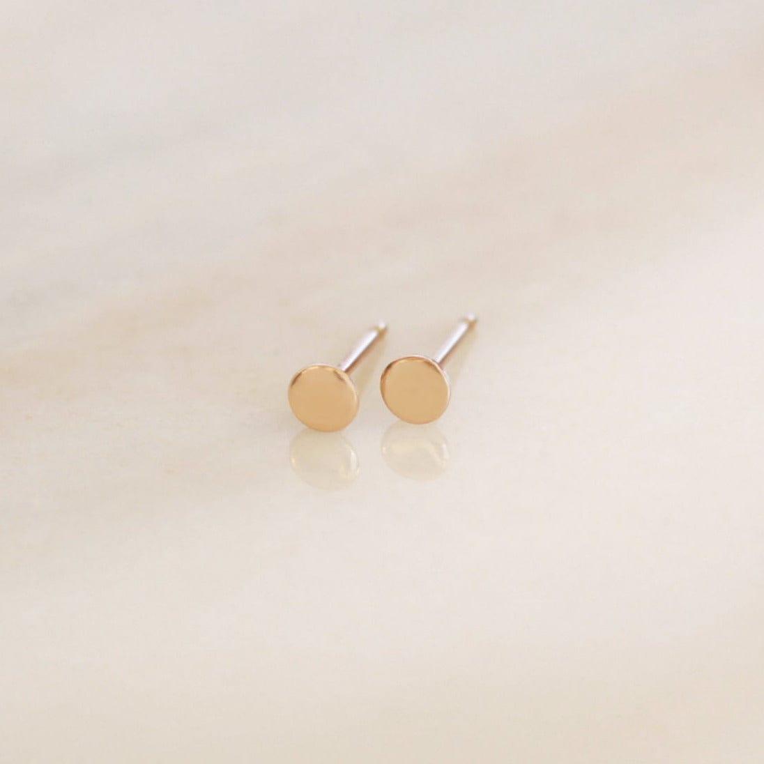 Tiny Dot Stud Earrings - Nolia Jewelry - Meaningful + Sustainably Handcrafted Jewelry
