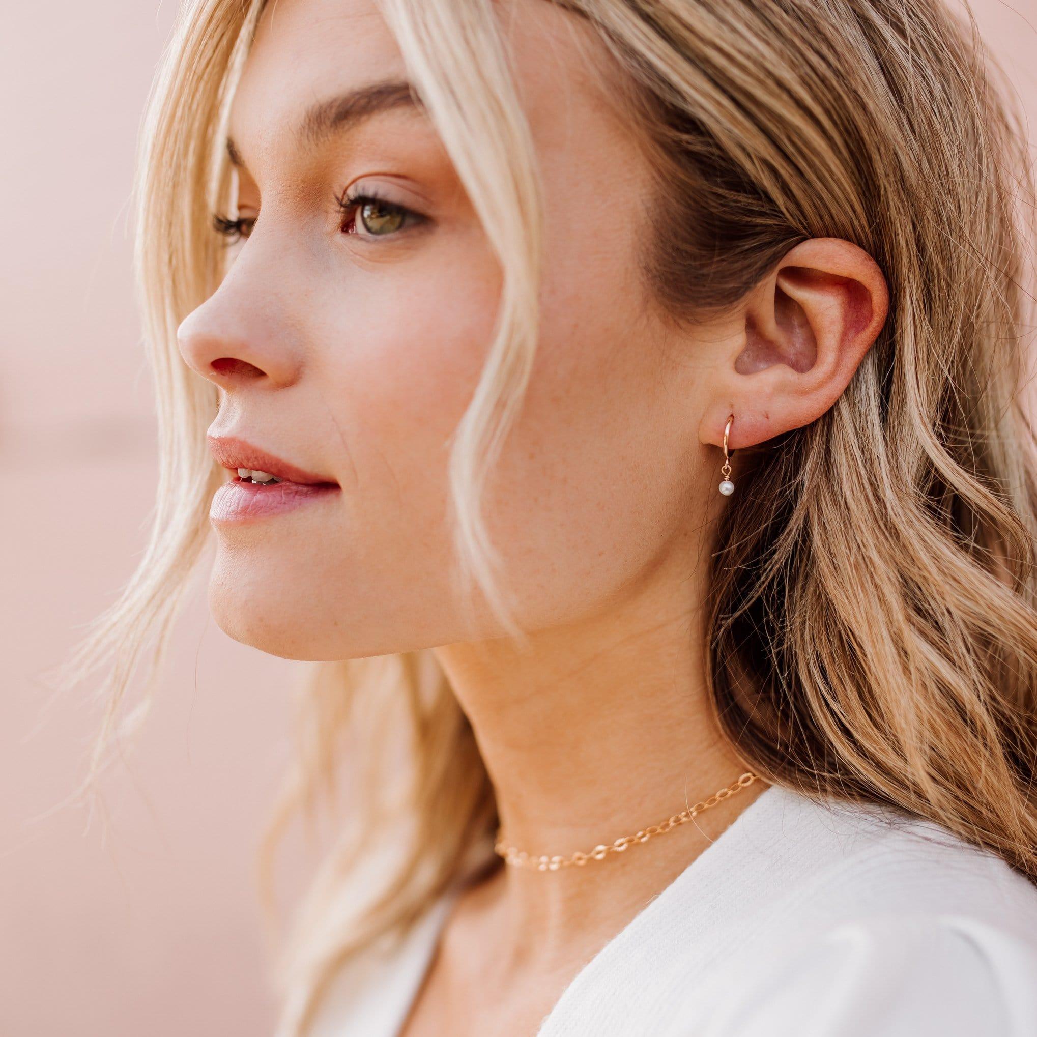 Tiny Margo Hoop Earrings - Nolia Jewelry - Meaningful + Sustainably Handcrafted Jewelry