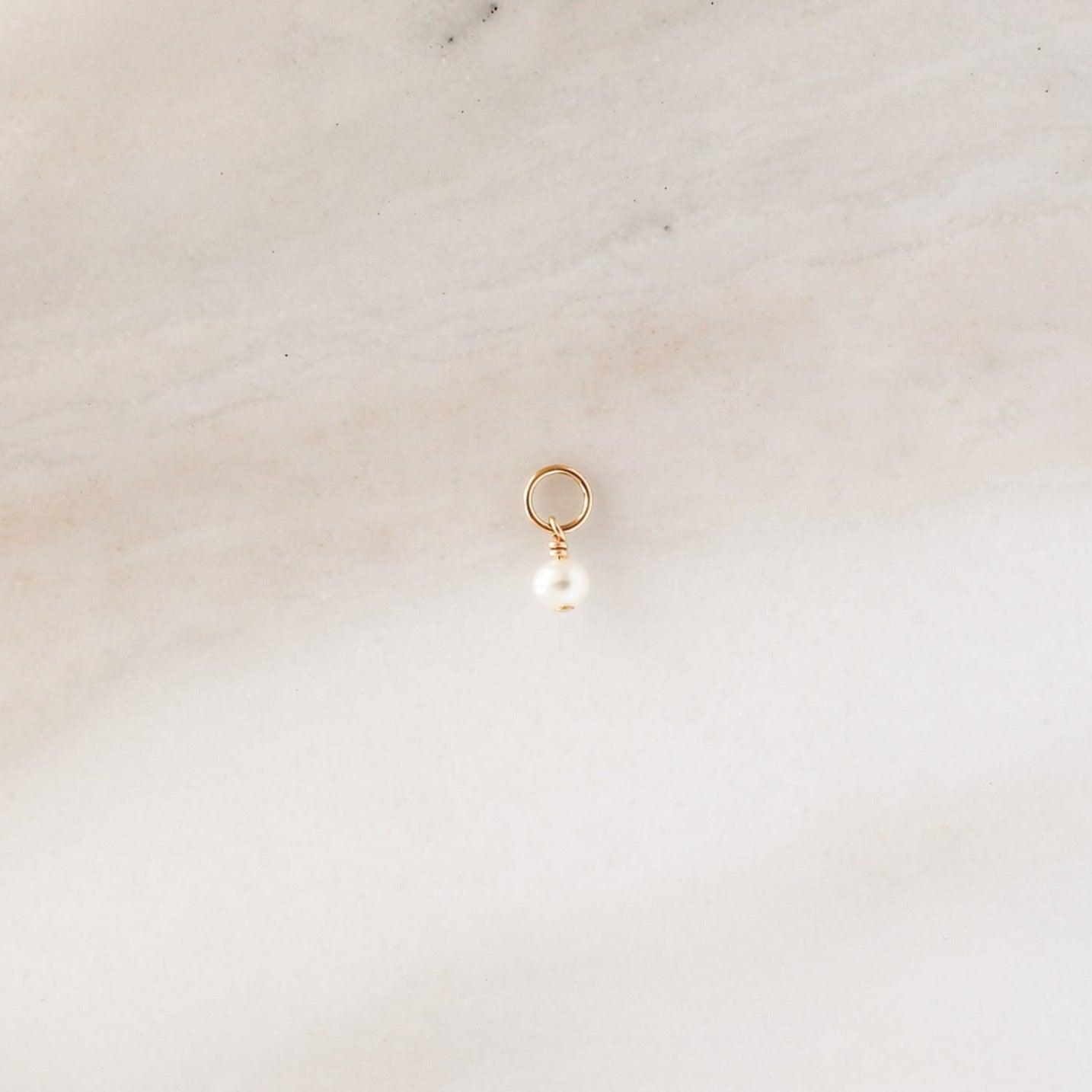 Tiny Margo Pearl Charm • Add On - Nolia Jewelry - Meaningful + Sustainably Handcrafted Jewelry