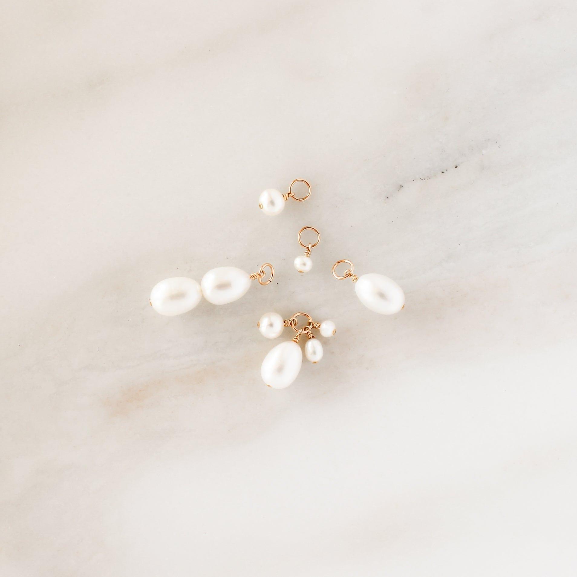 Verona Pearl Cluster Charm • Add On - Nolia Jewelry - Meaningful + Sustainably Handcrafted Jewelry