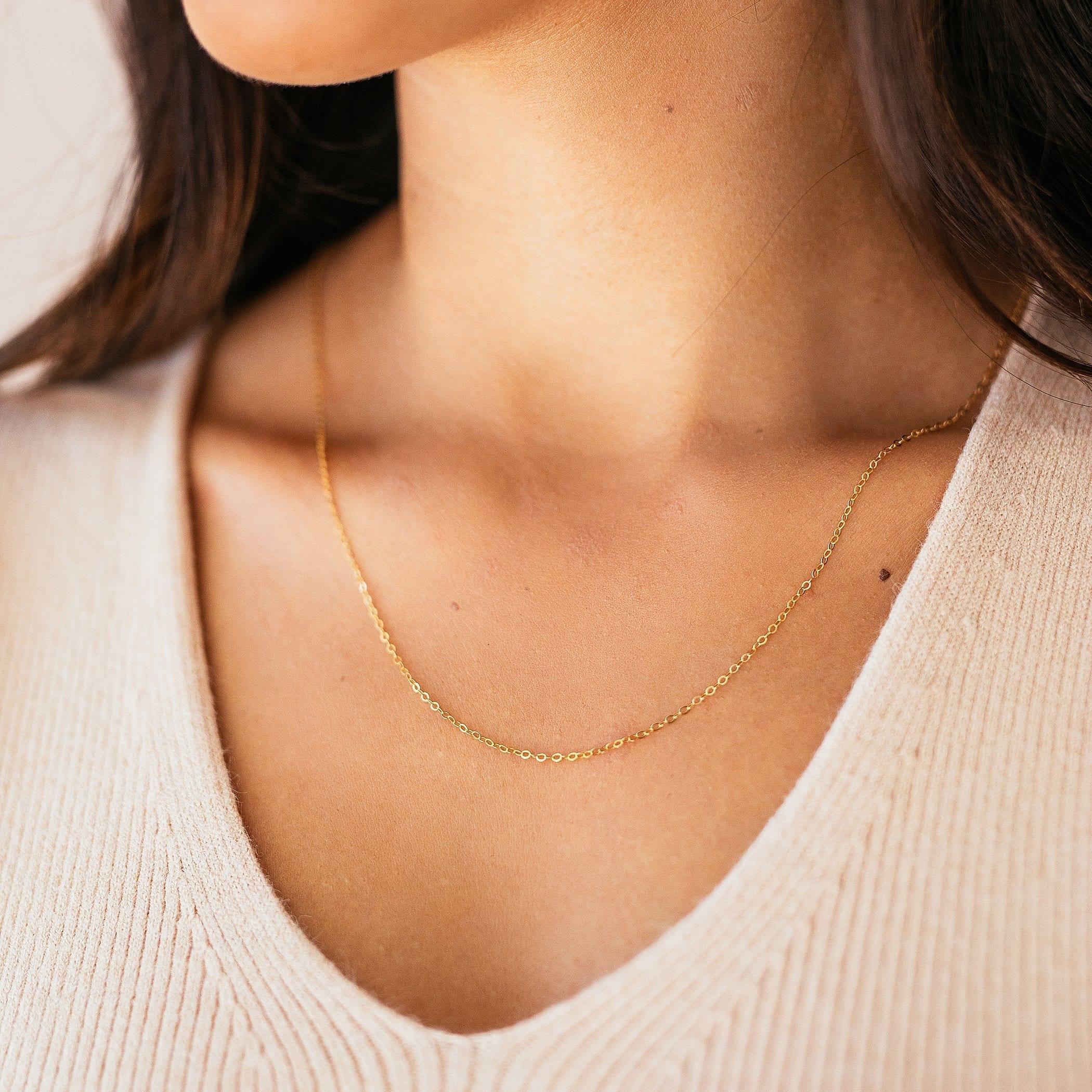Whisper Chain Necklace - Nolia Jewelry - Meaningful + Sustainably Handcrafted Jewelry
